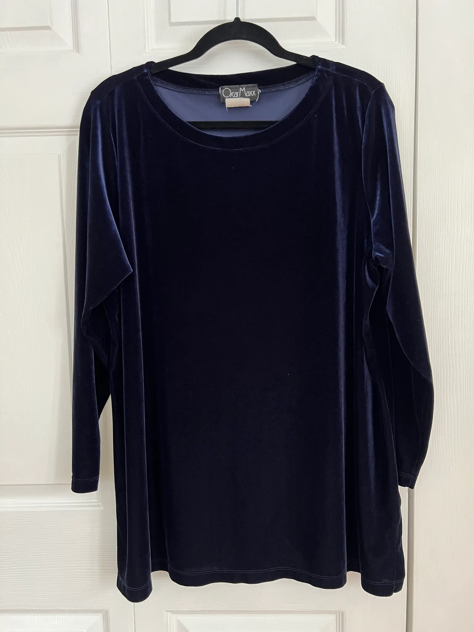 Blue Velvet Minidress, Small photo 1