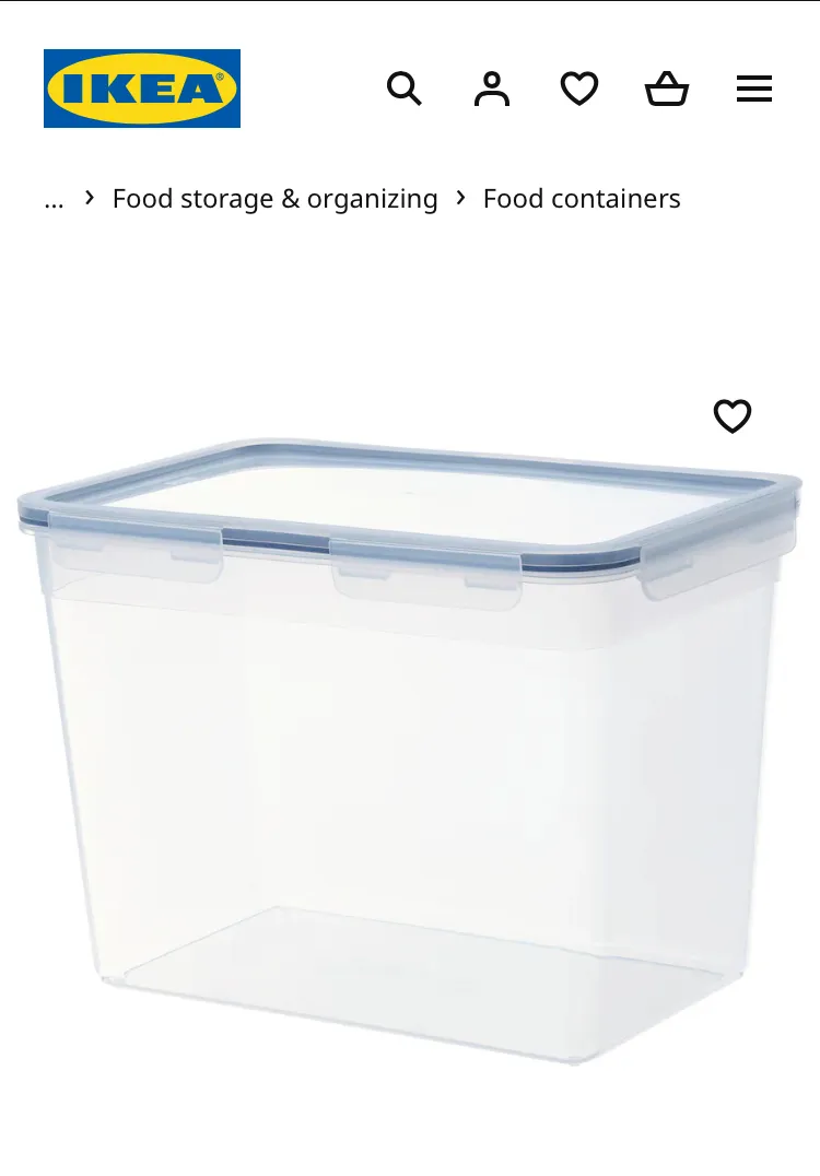 ISO food storage containers  photo 1