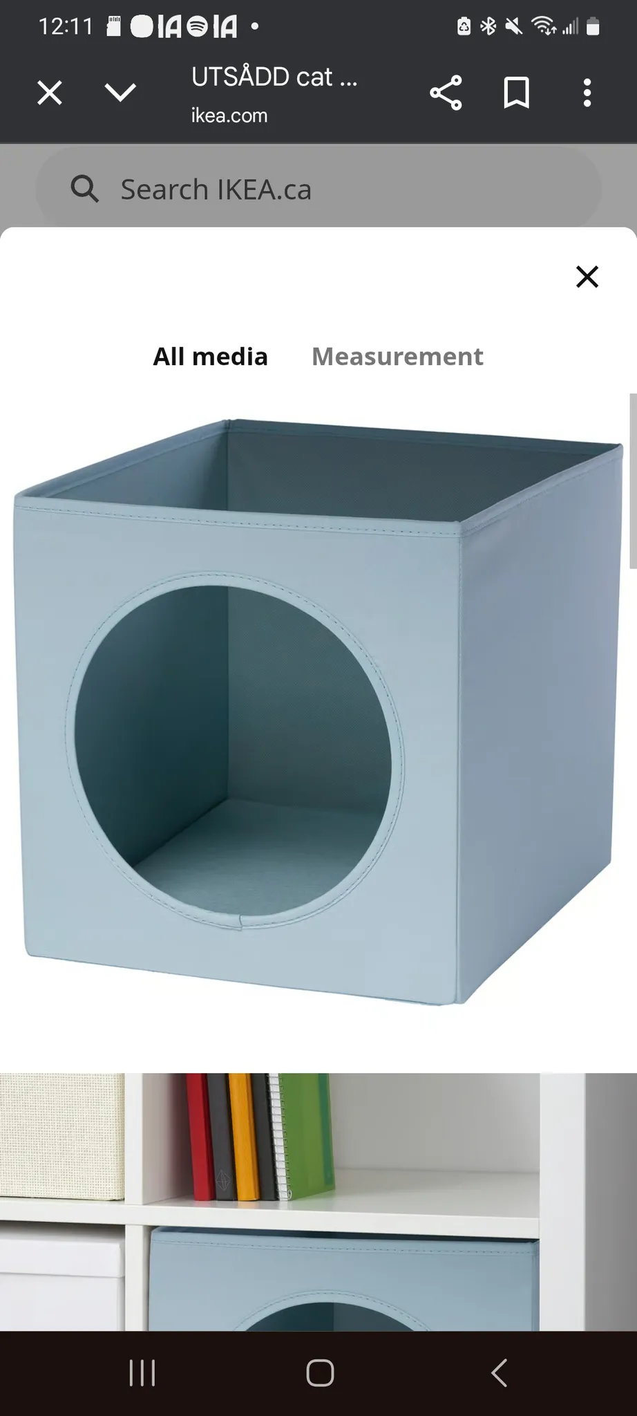 Kallax cat insert from ikea photo 1