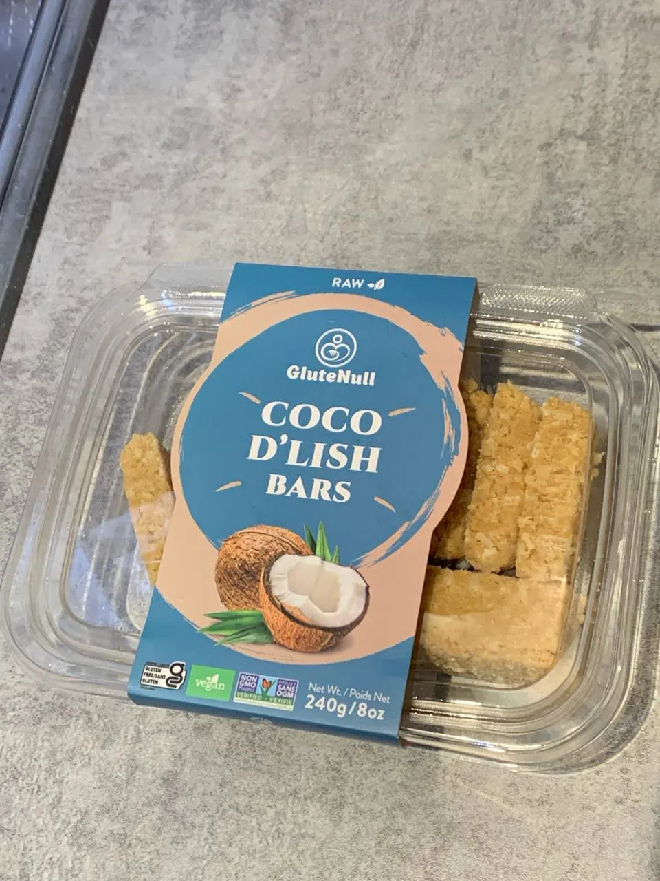 Gluten Free COCO D'LISH BARS expires Jan 30th 2027 photo 1