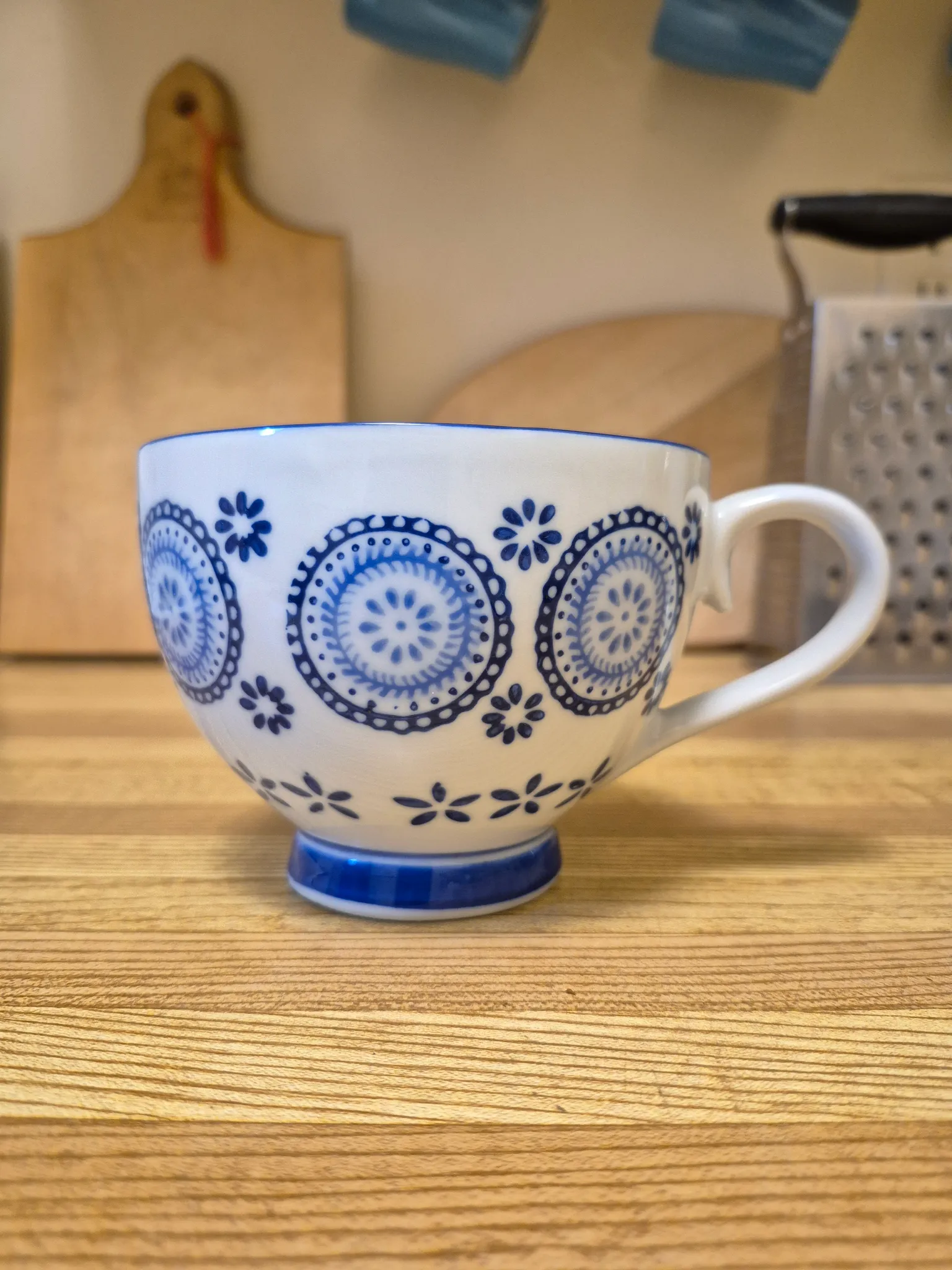 Large mug: Blue & White : New photo 1