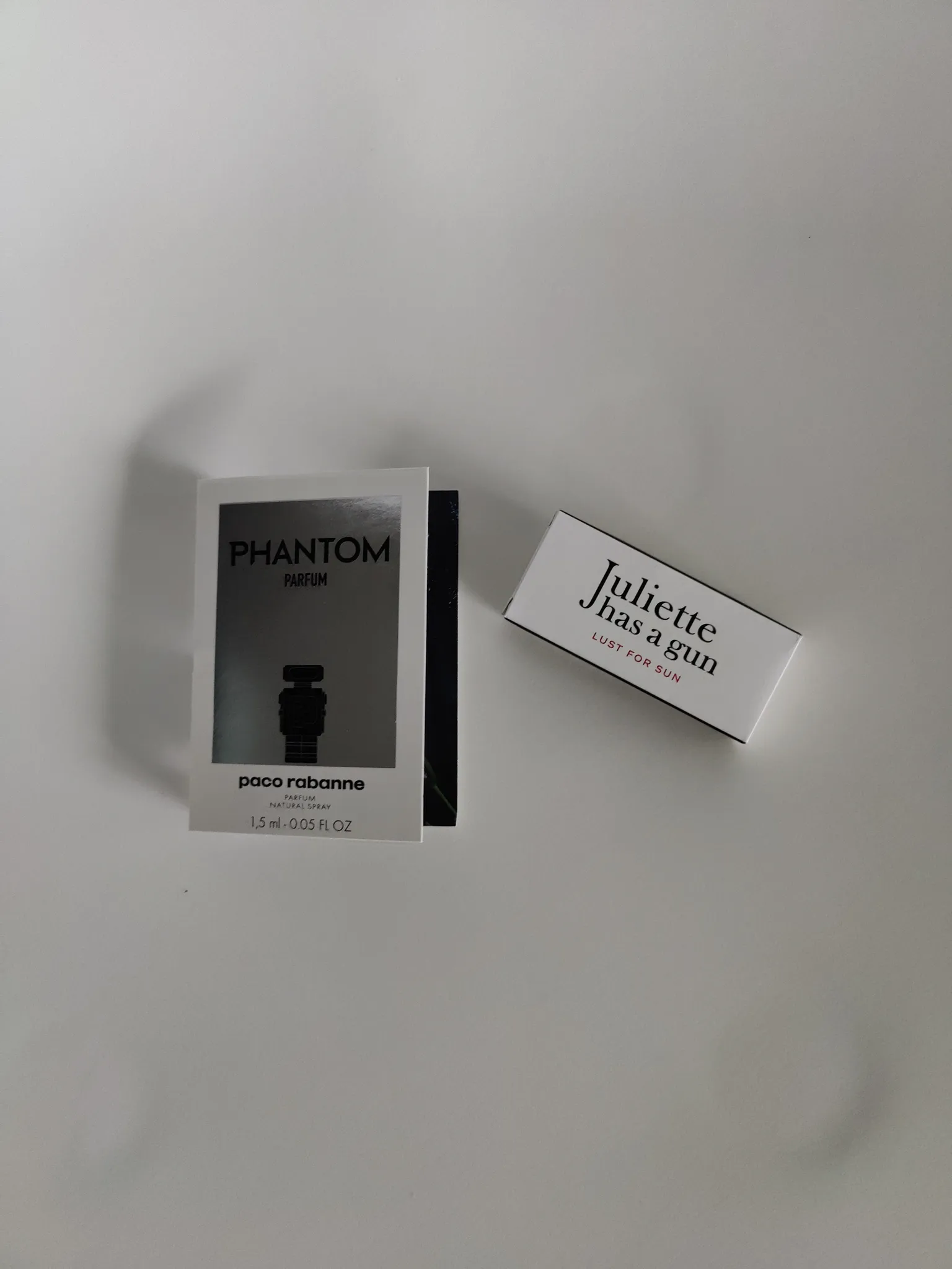 Perfume samples  photo 1