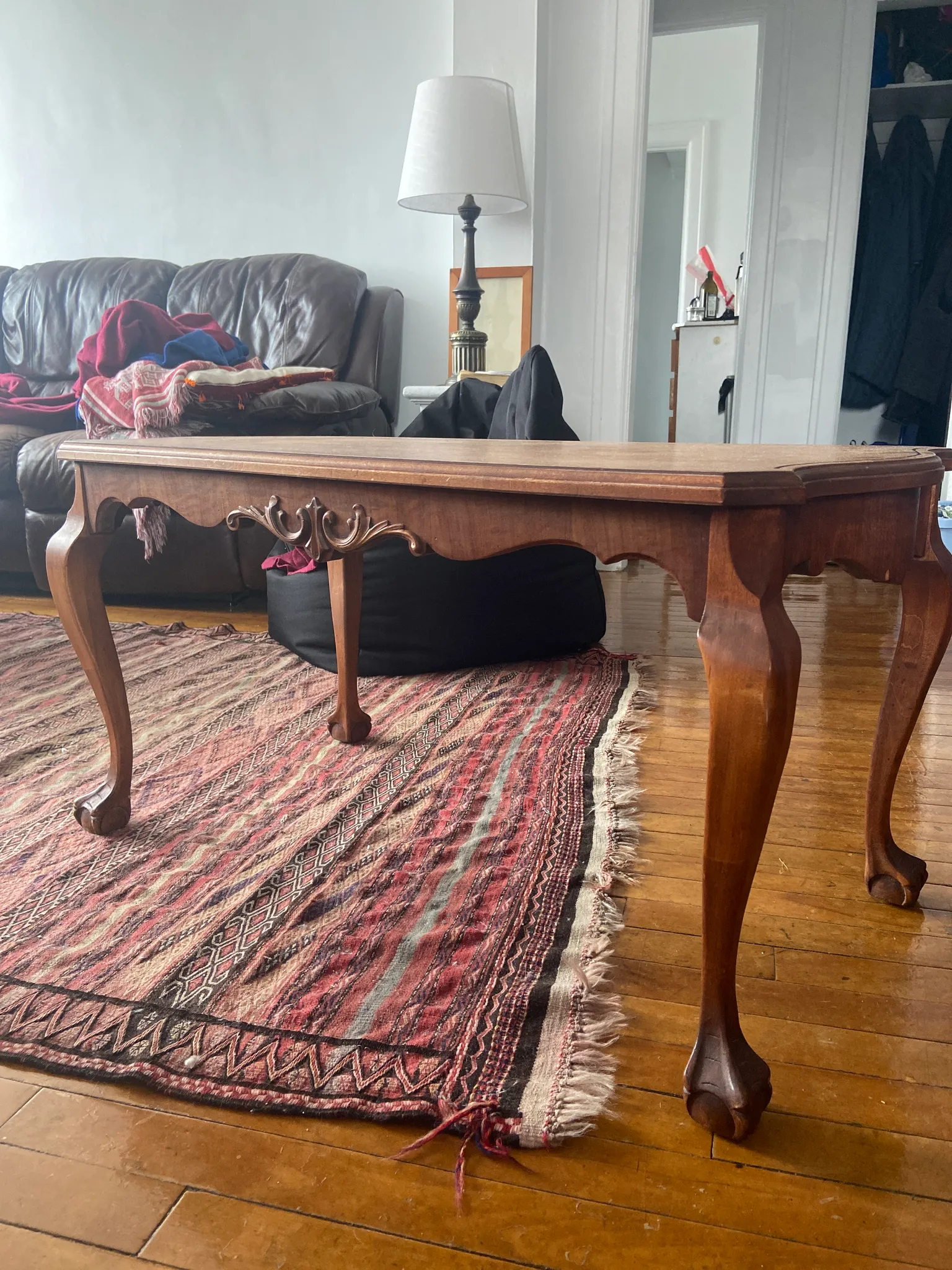 Antique vintage coffee table photo 1