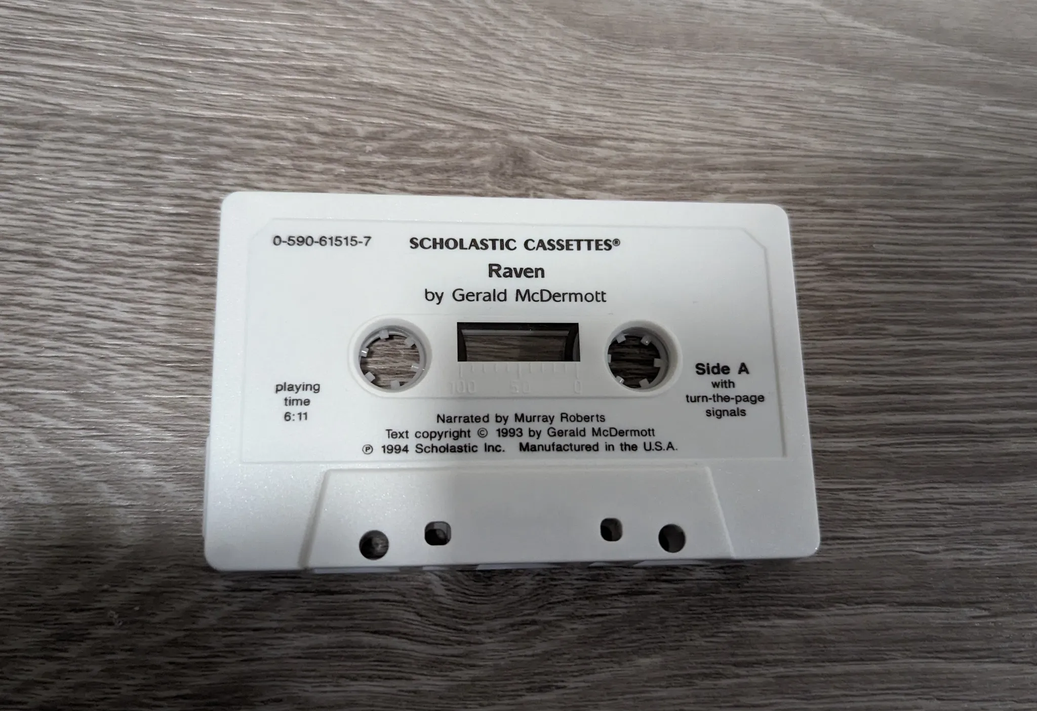 Scholastic Cassettes Raven by Gerald McDermott Cassette Tape  photo 1