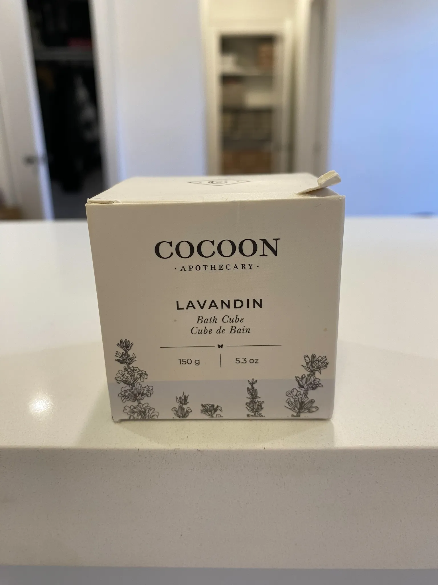Organic Lavender Bath Cube photo 1