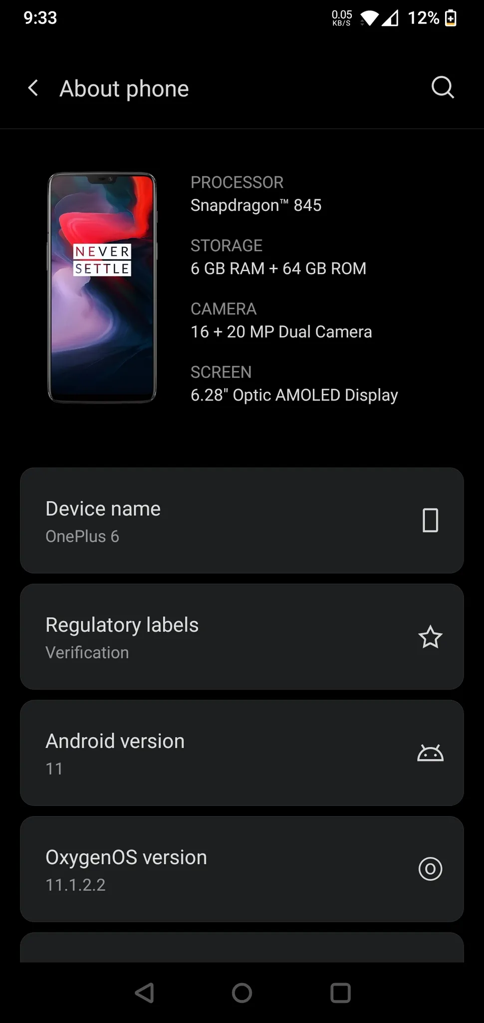 OnePlus 6 phone in box with all accessories  photo 1