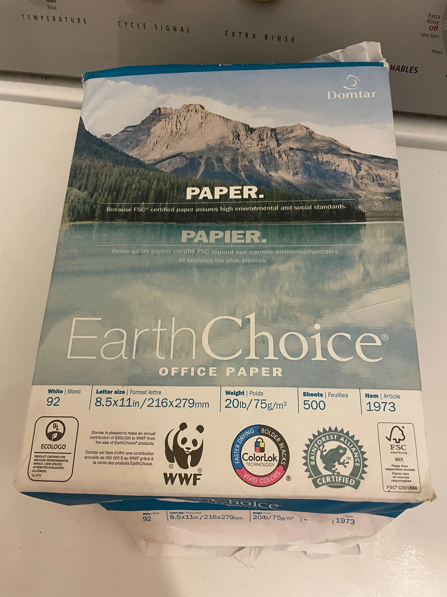 Earth choice printer paper  photo 1