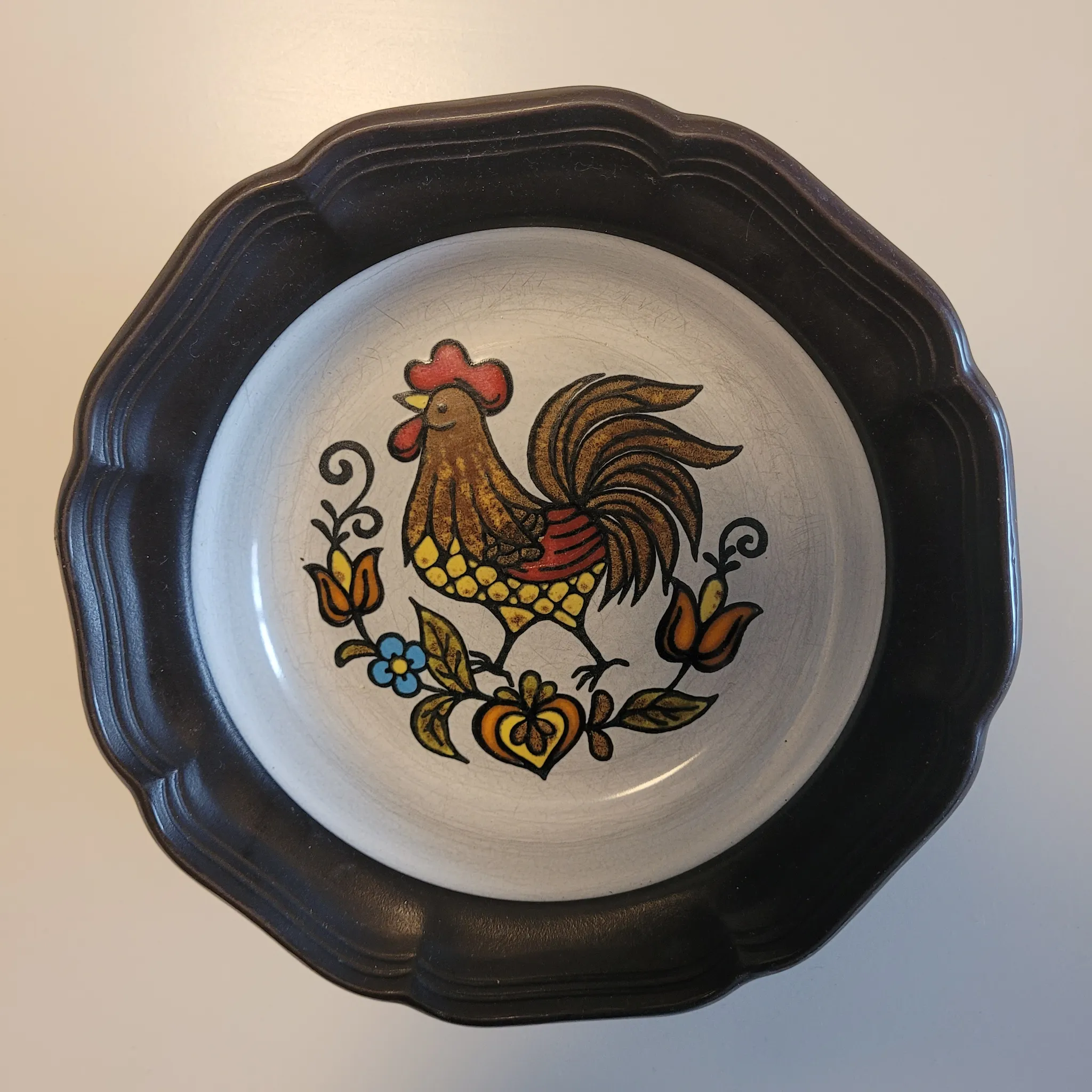 Mikasa Peasantries "Early Morn" Rooster D2002 Soup Bowl (H3Z) photo 1