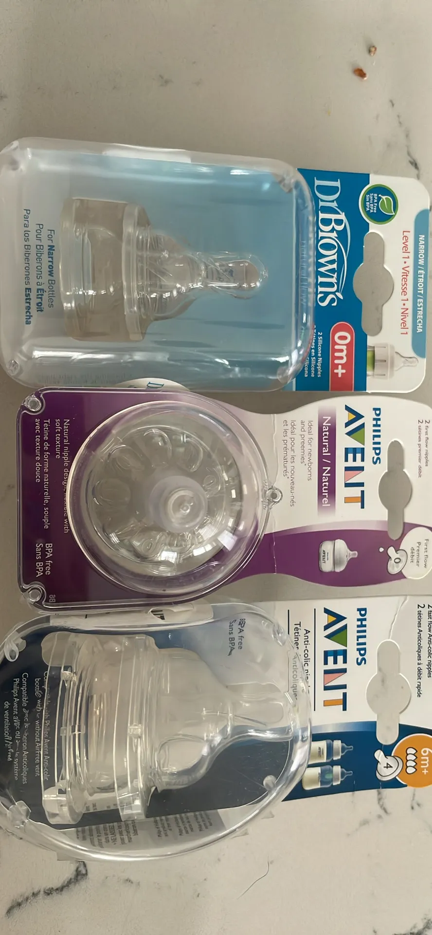 🎁Baby bottle nipples photo 1