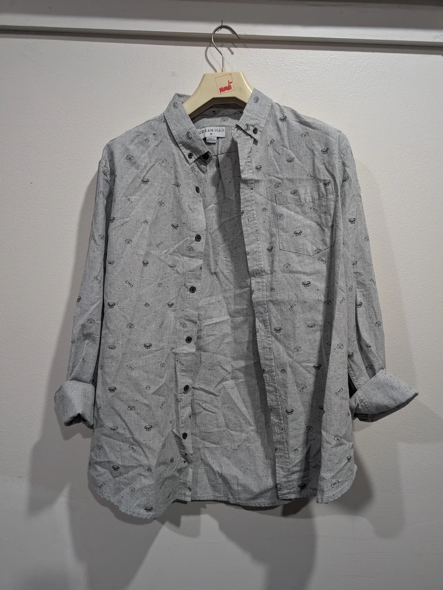 Dog button up shirt photo 1