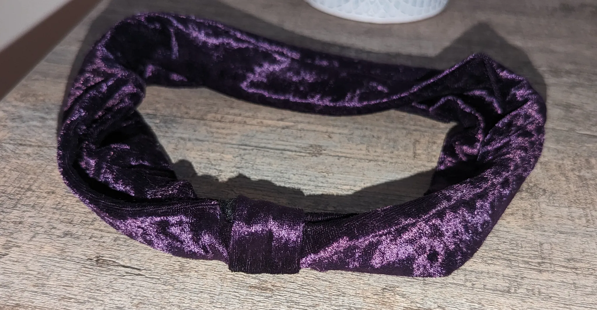 Purple Velvet Headband  photo 1