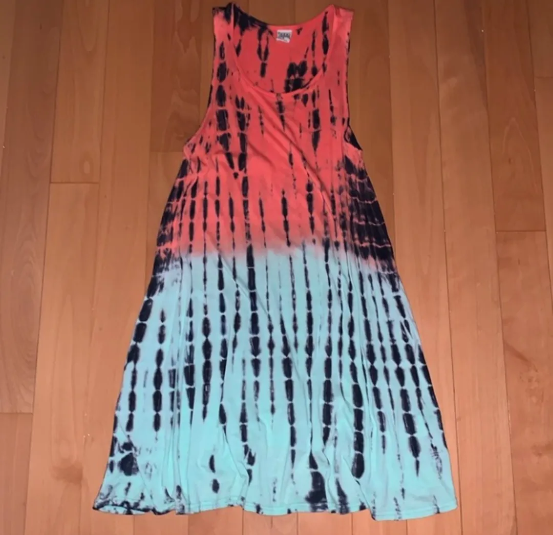 Boho daze tye dye dress photo 1