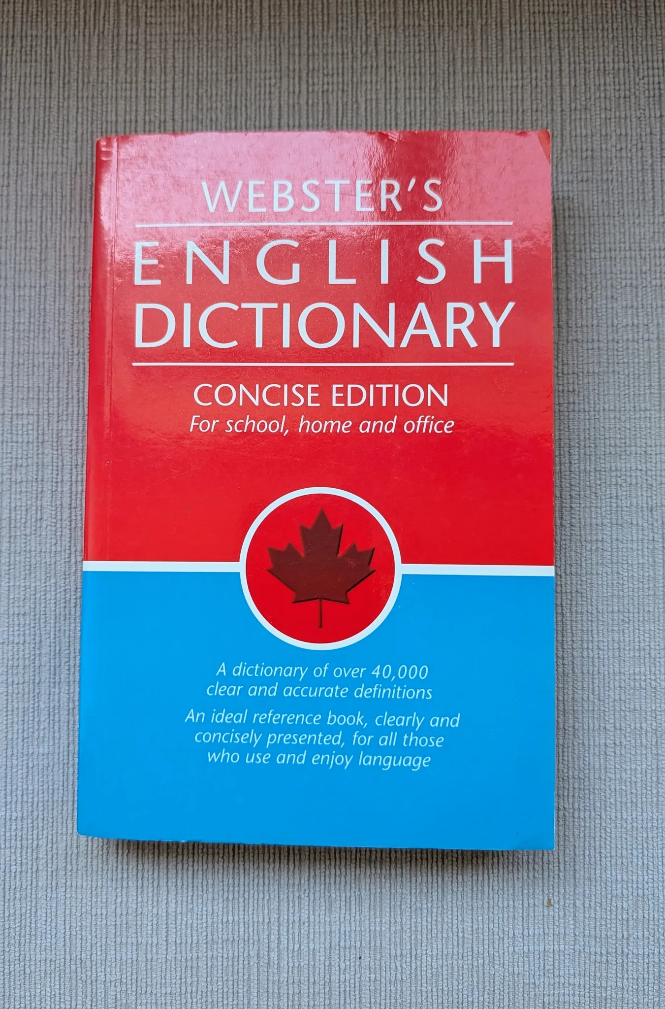 Webster's Concise English Dictionary photo 1