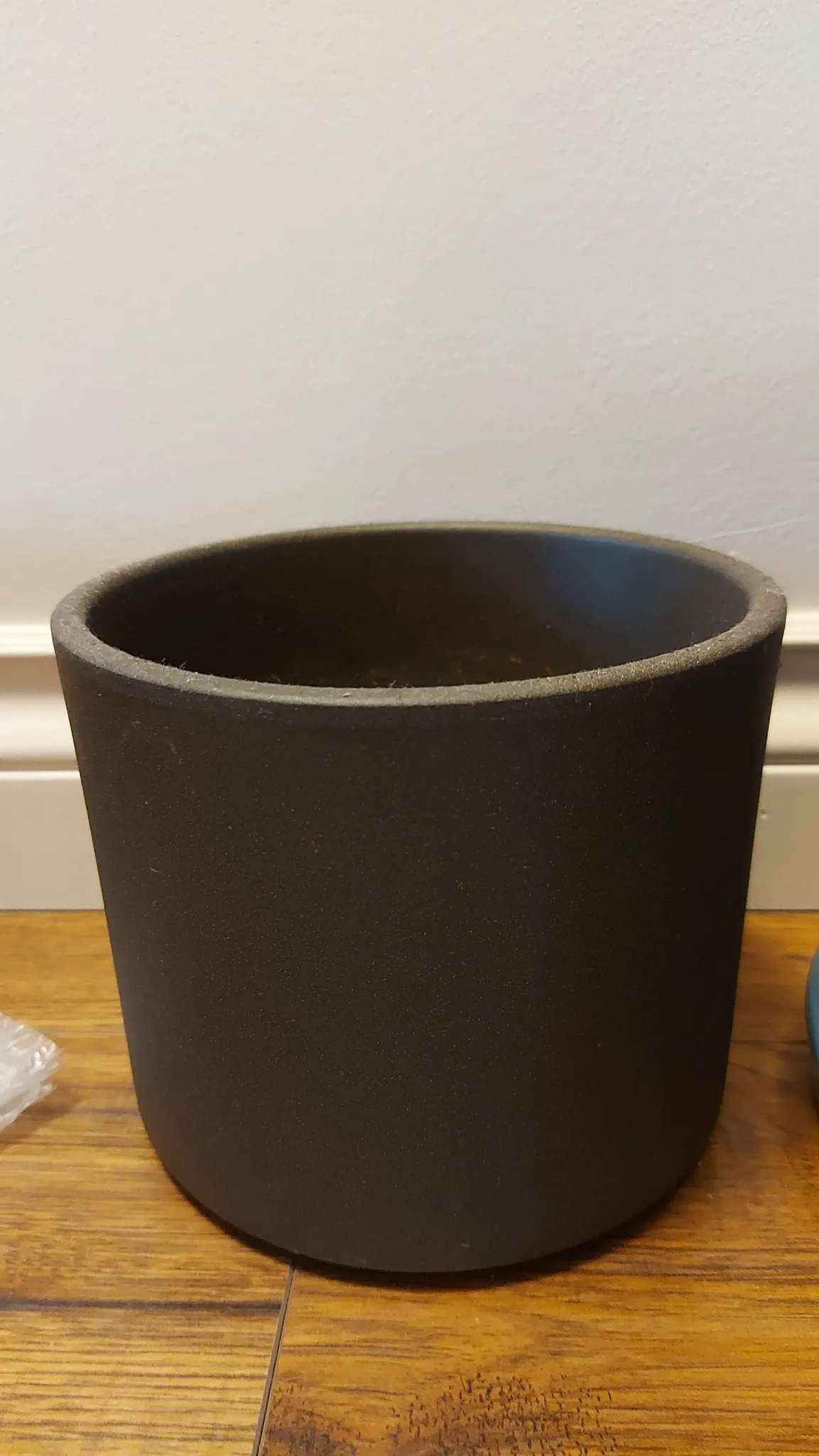 Dark Grey planter pot photo 1