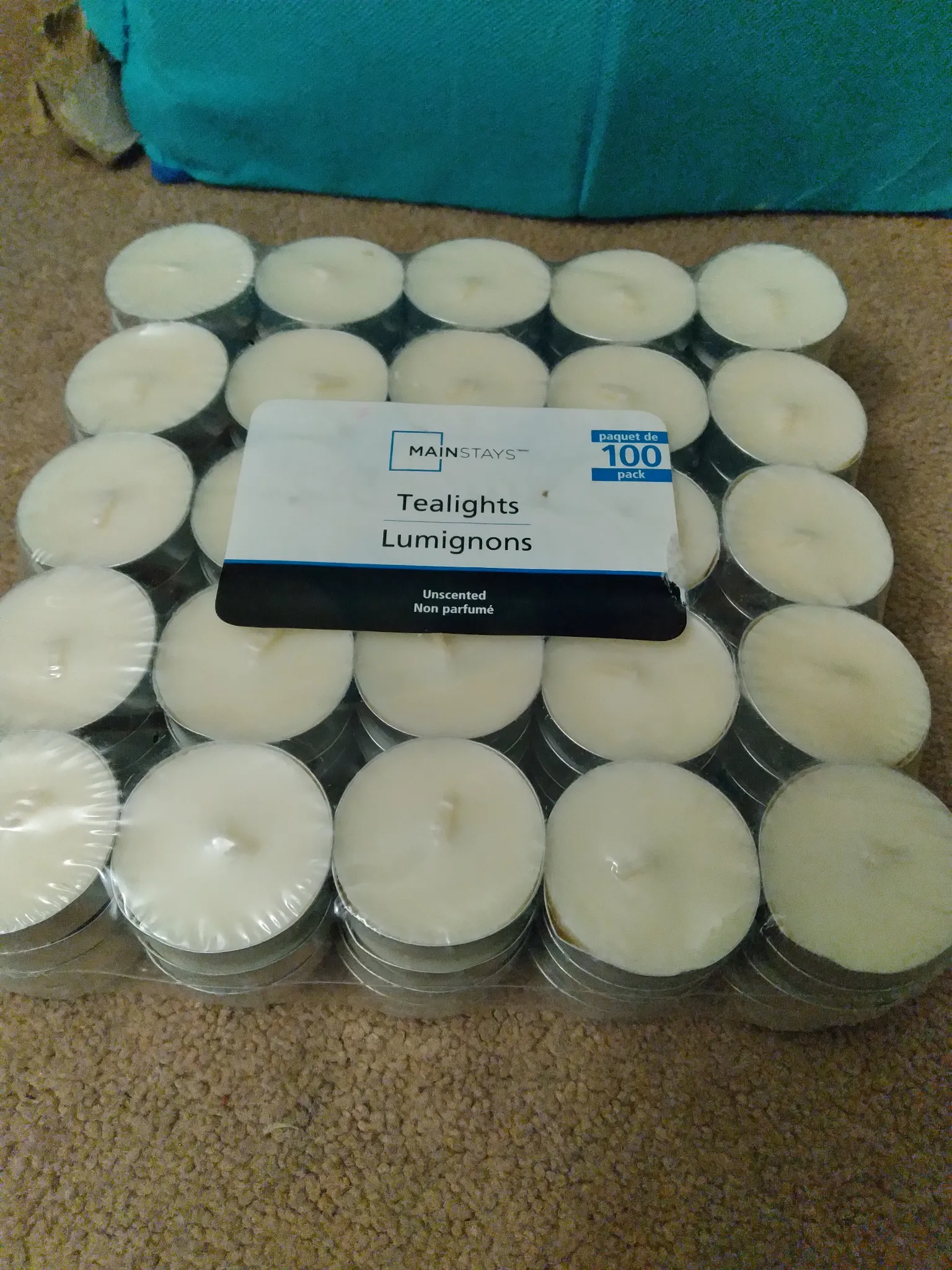 100 Tea light candles new photo 1