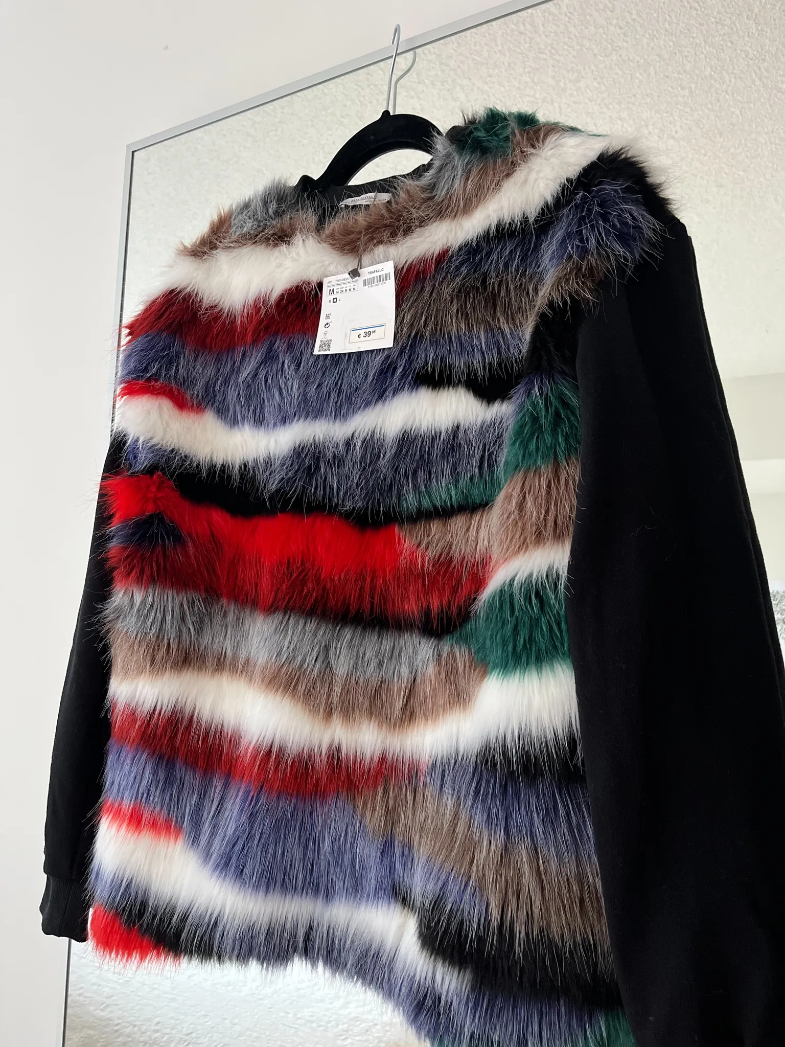 Brand new fuzzy Zara sweater photo 1