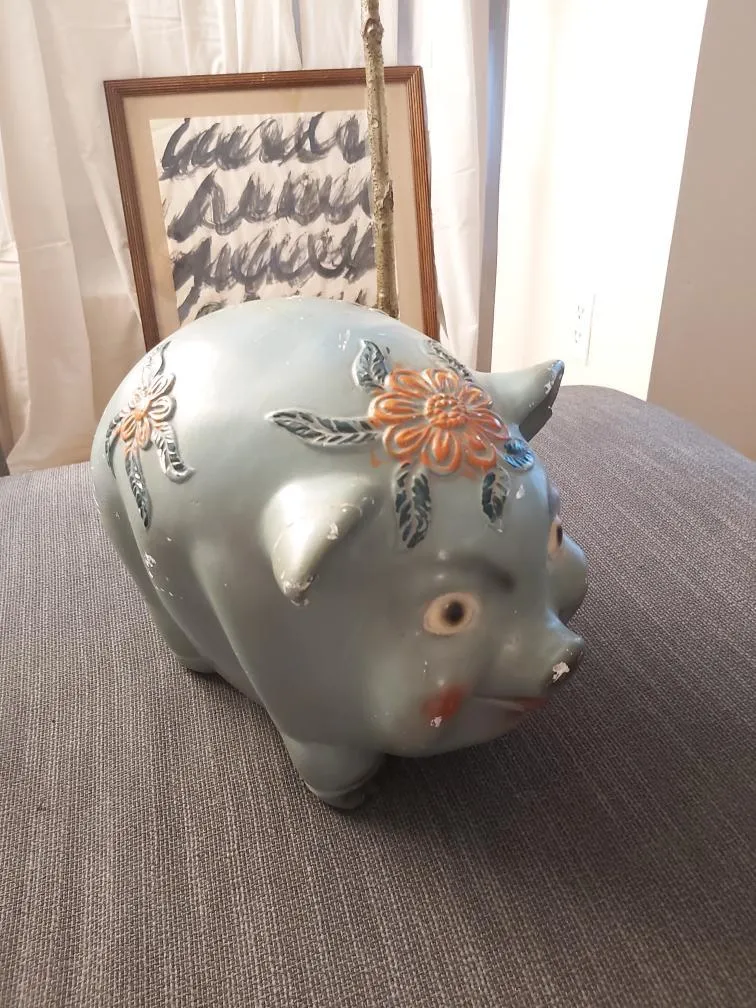 Vintage Piggy Bank photo 1