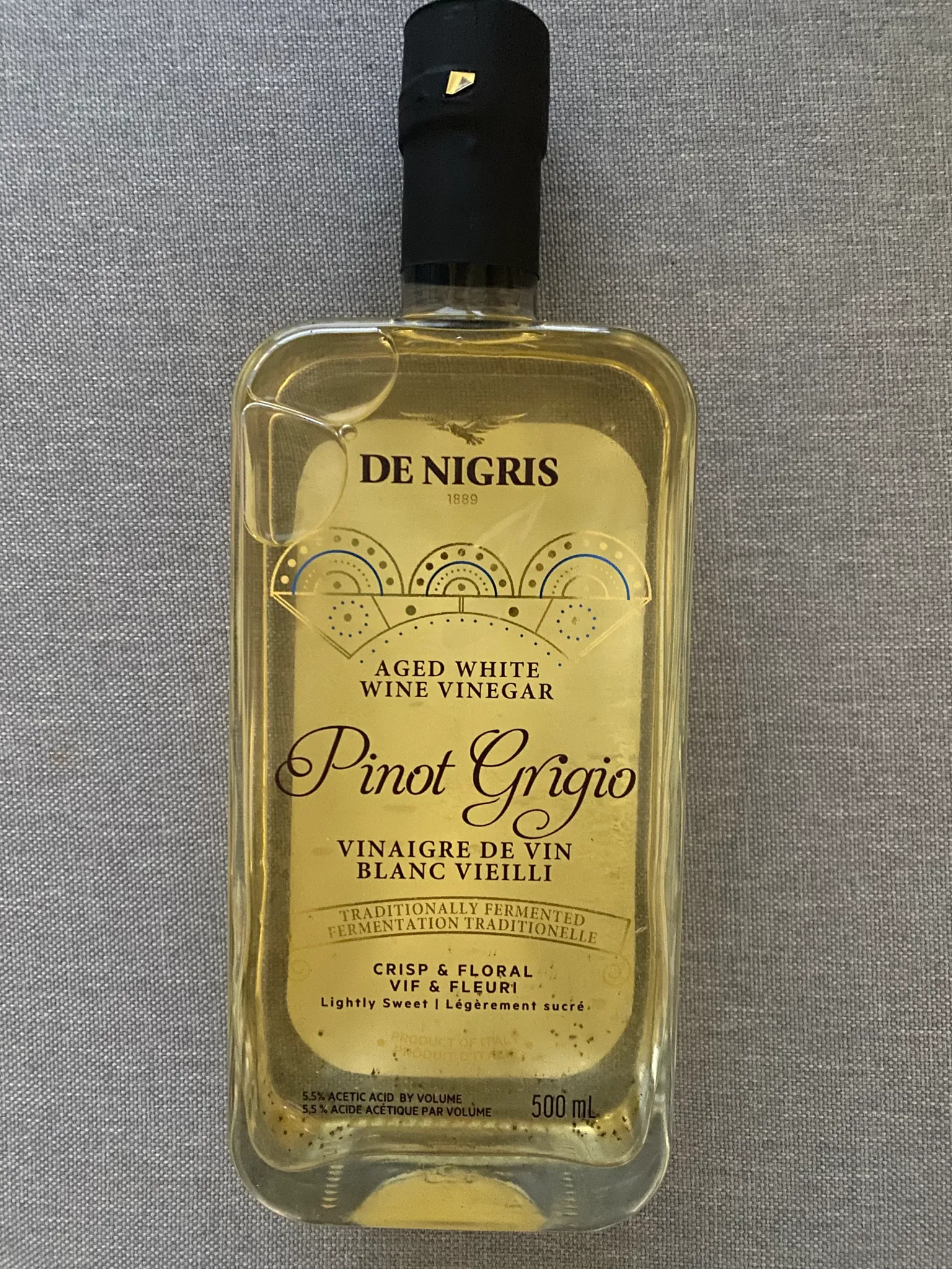 Aged white wine vinegar Pinot Grigio  photo 1