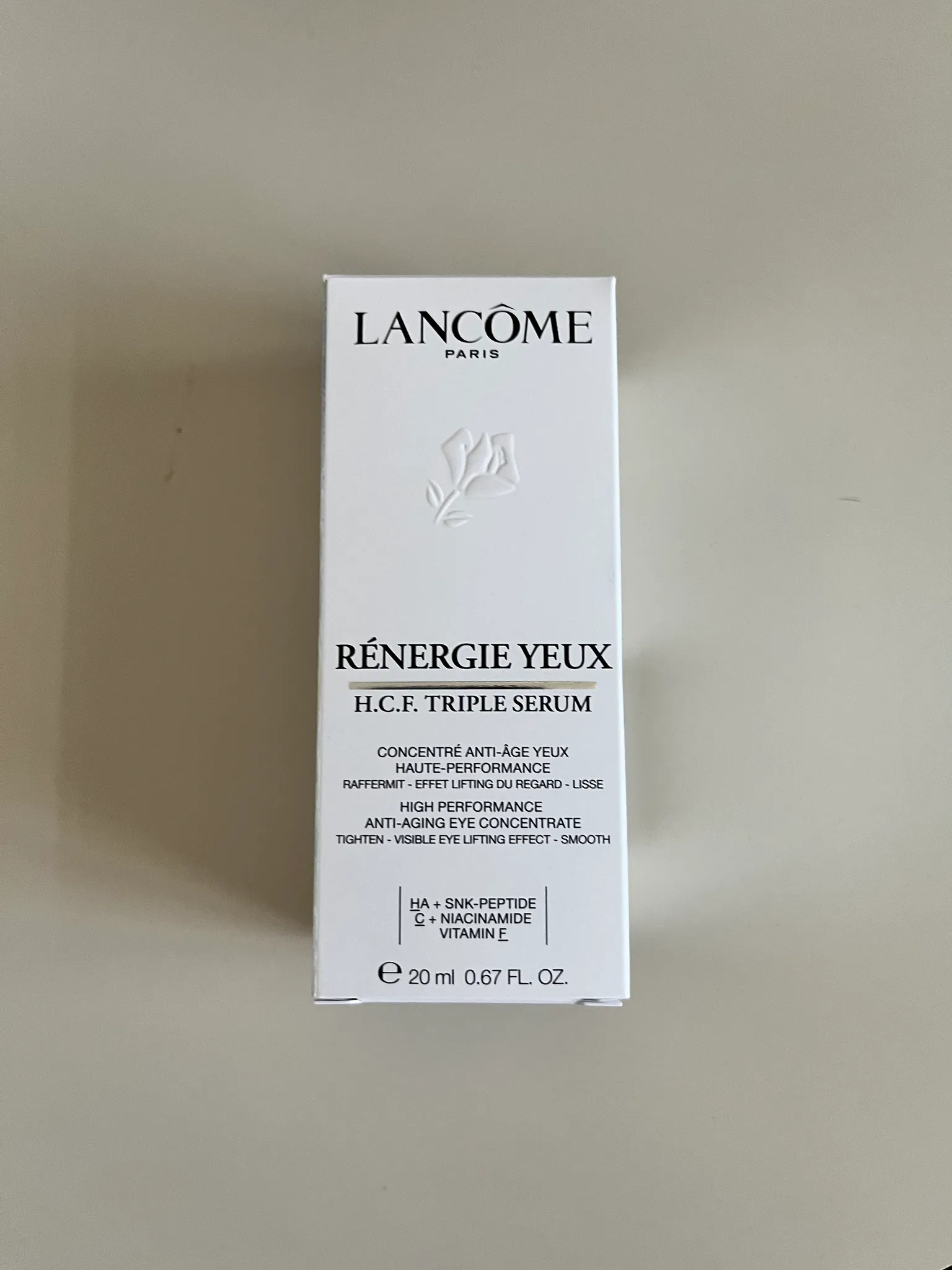 Pending- Lancôme anti aging eye concentrate photo 1
