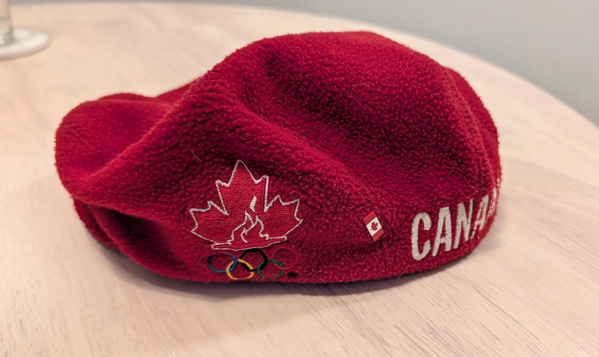 Roots Canada Olympic Fleece Flat Cap - Size Medium  photo 1