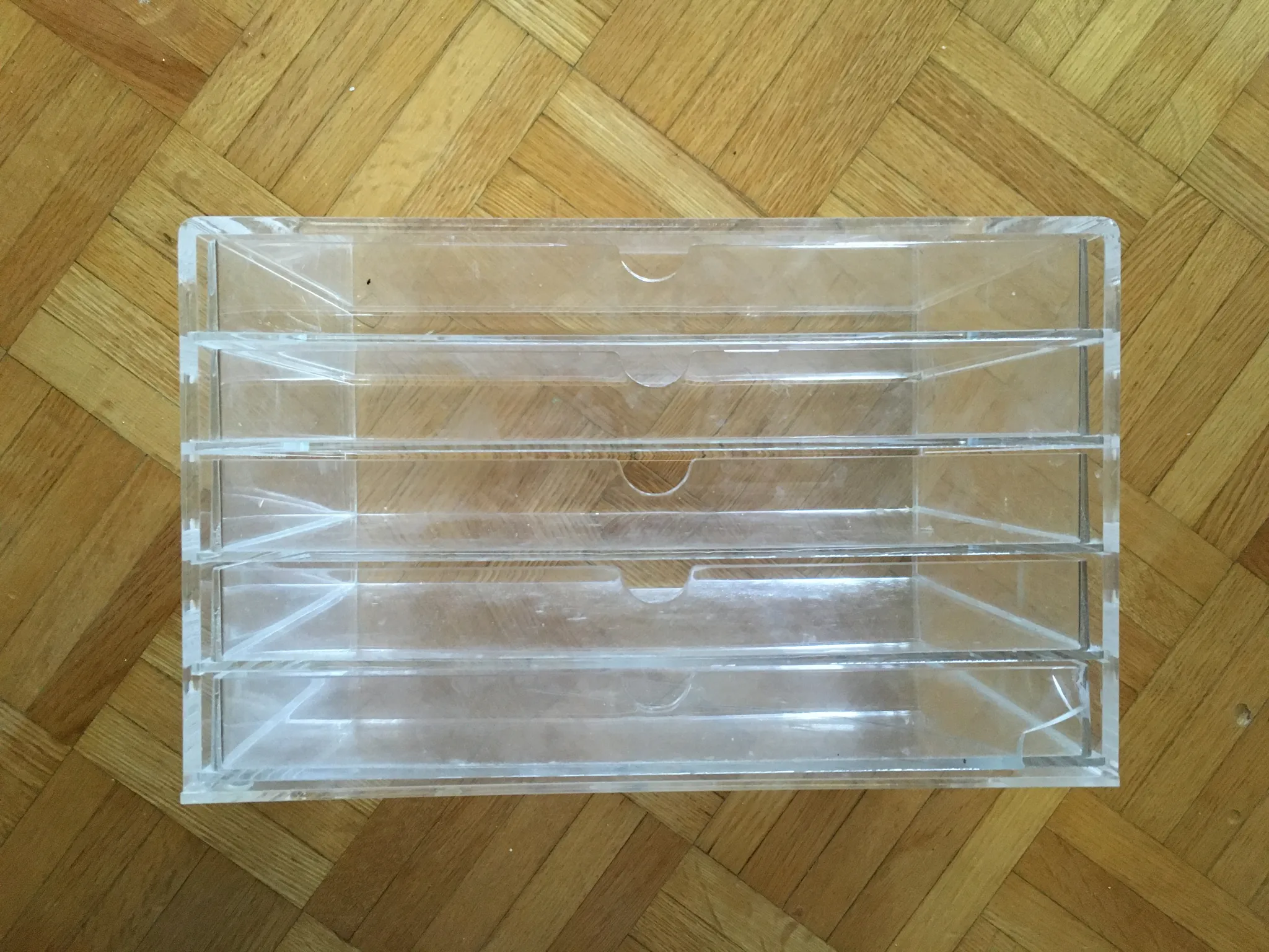 Small plexiglass chest with drawers photo 1