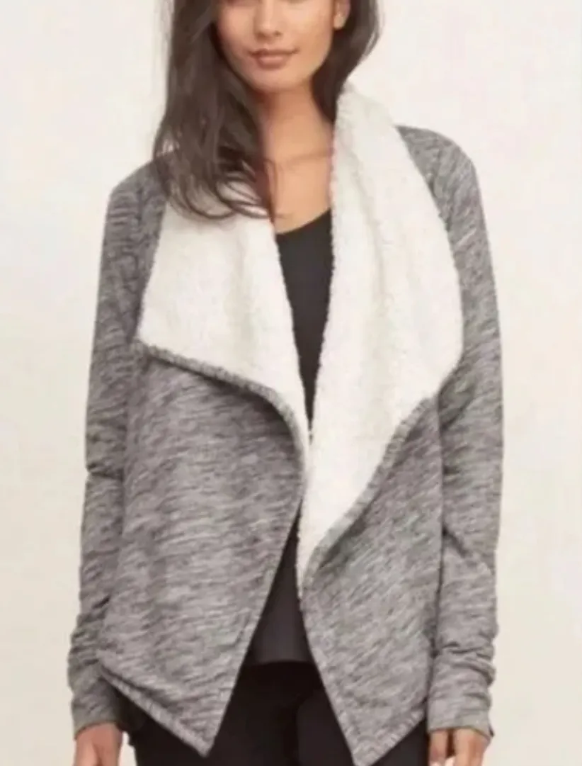 A&F Sherpa-Lined Cardigan photo 1