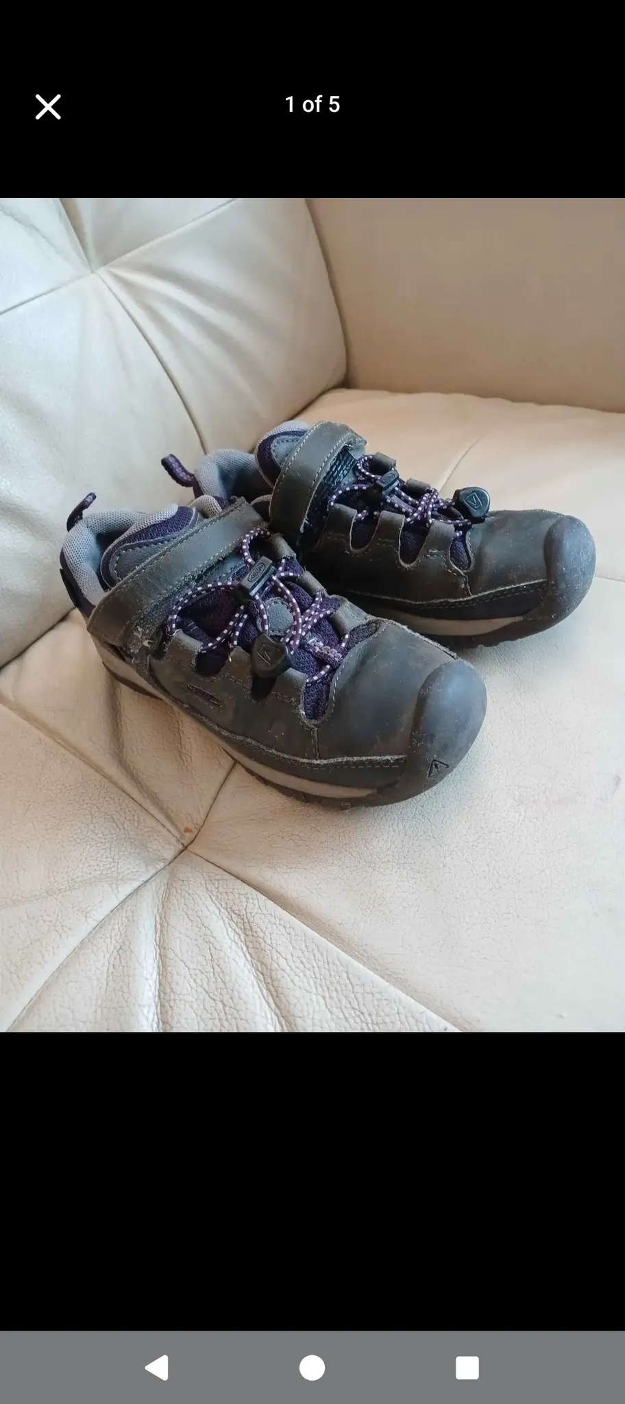 Keen Targhee kids hiking shoes size 12 photo 1