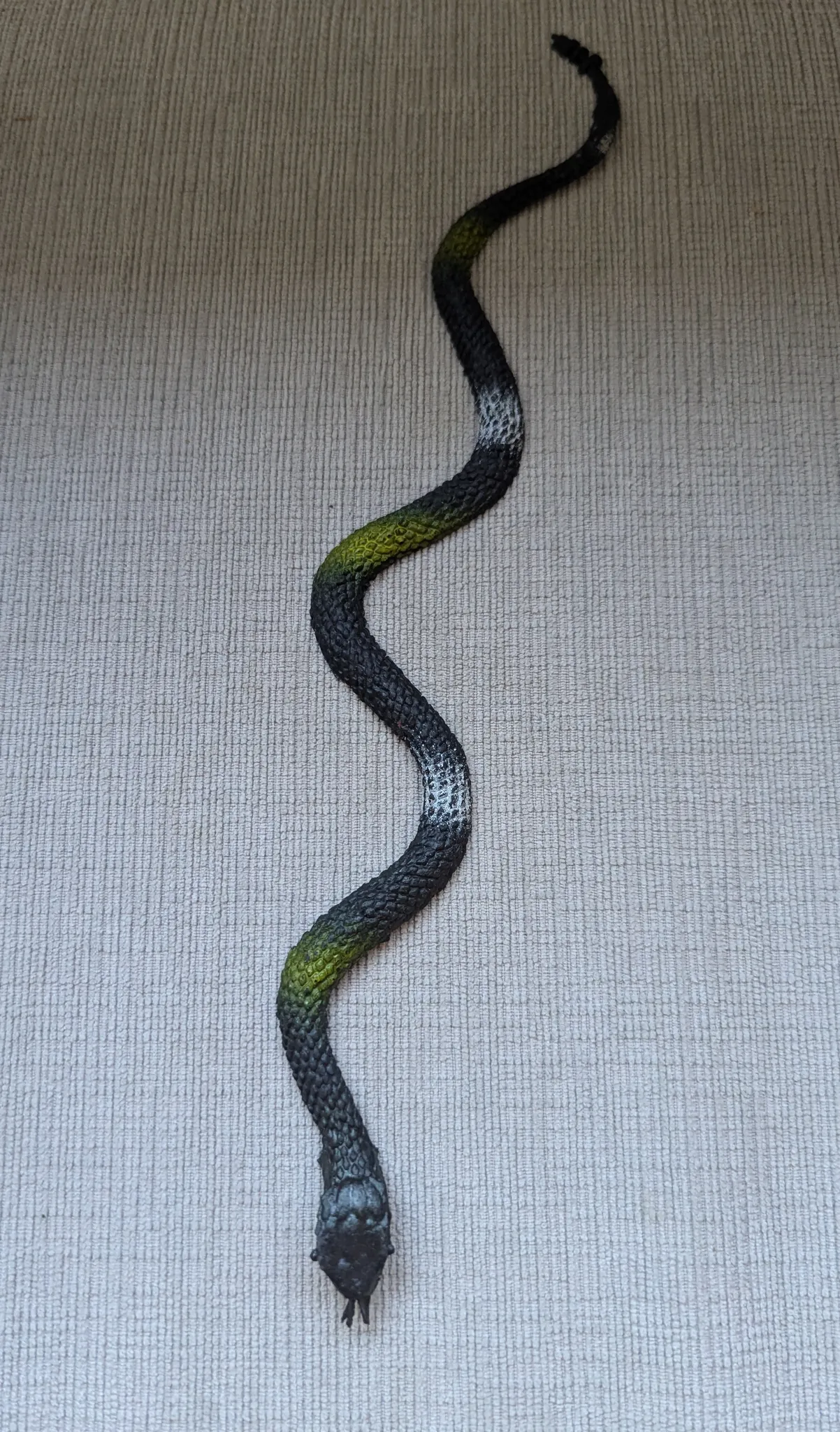 Realistic Rubber Snake Toy photo 1