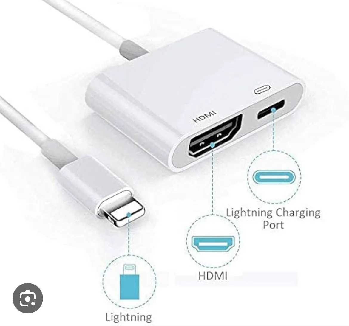 lighting to HDMI adapter photo 1