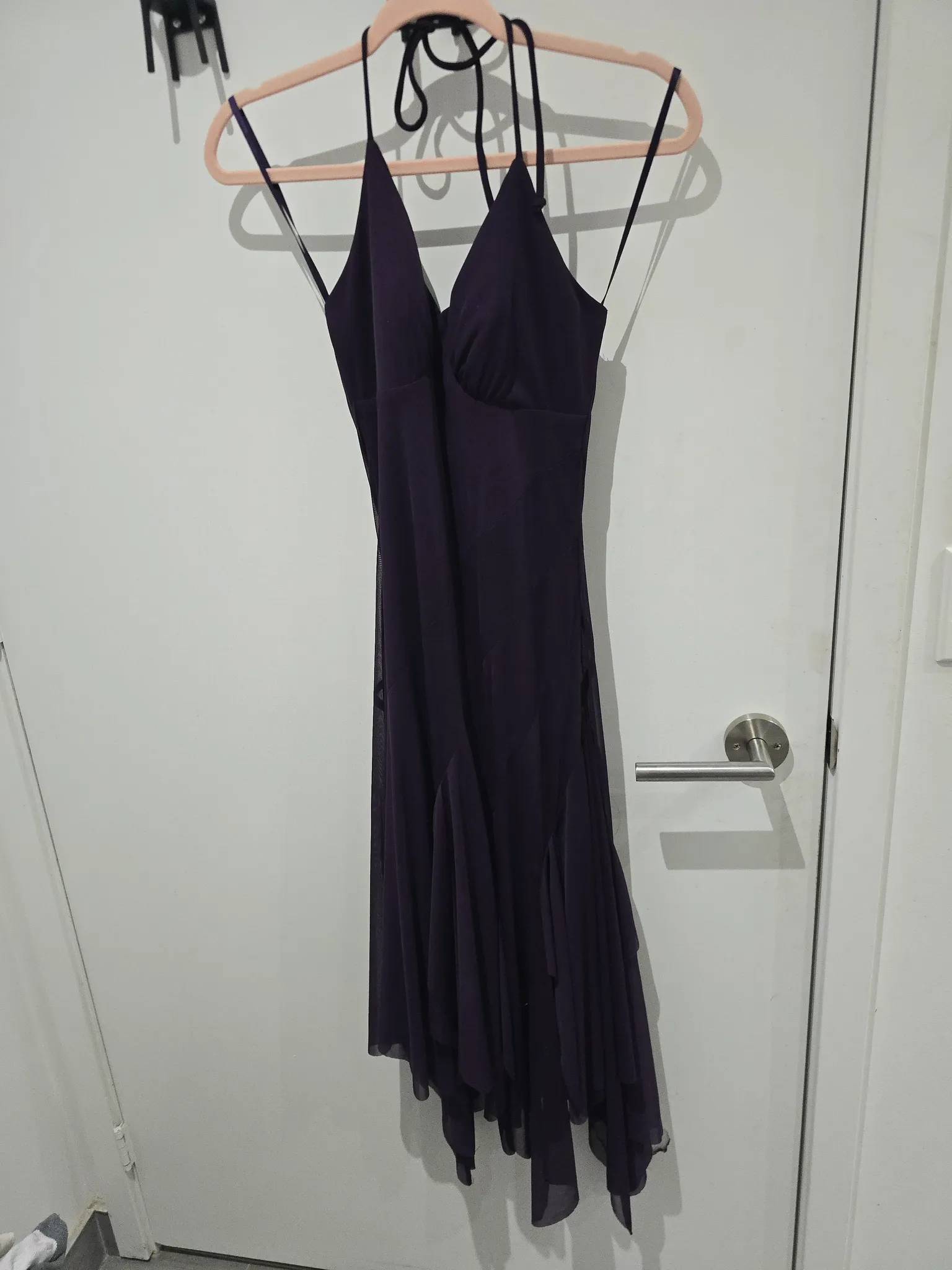 Purple Le Château Halter Dress Size M photo 1