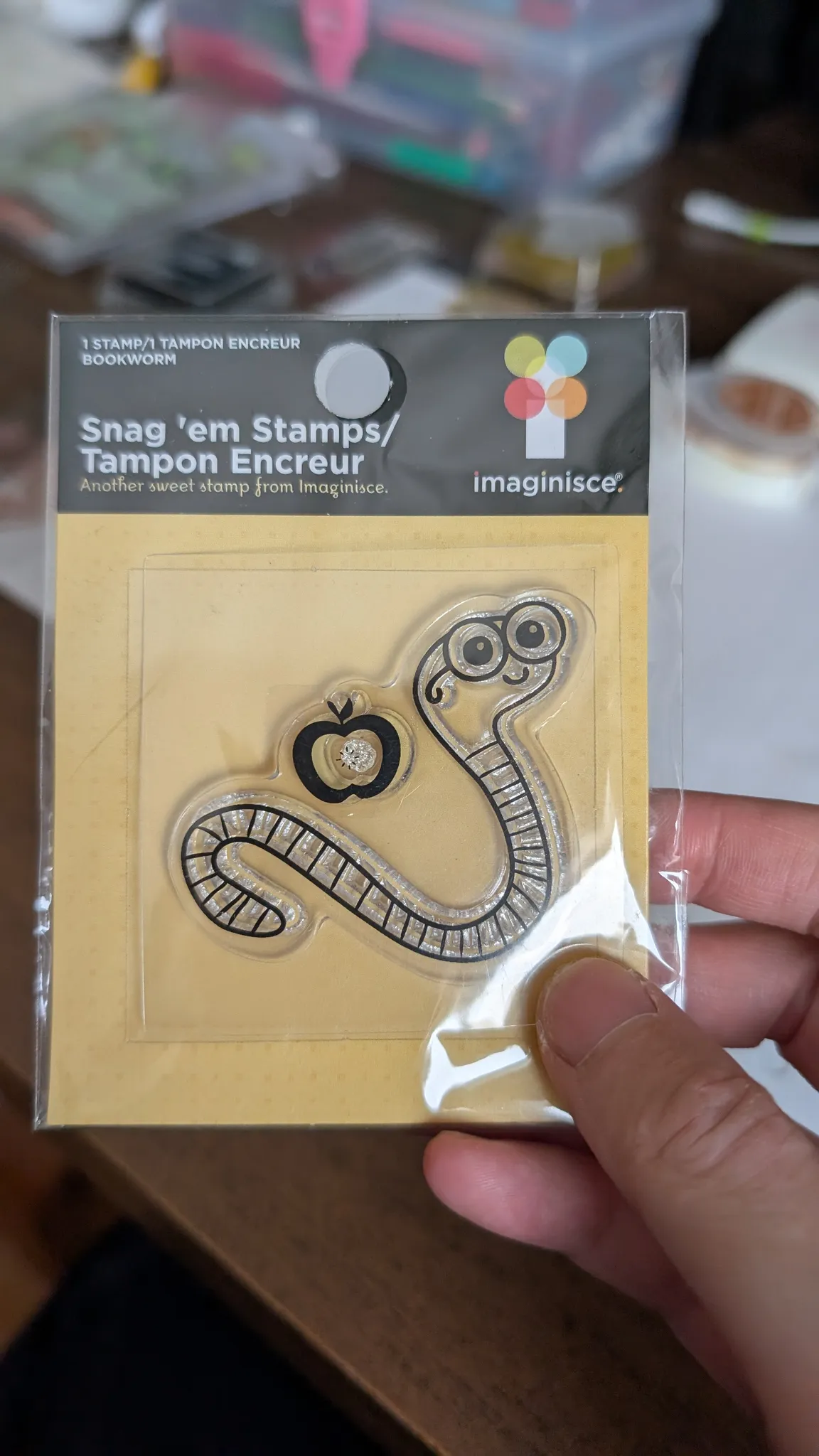 Bookworm stamp photo 1