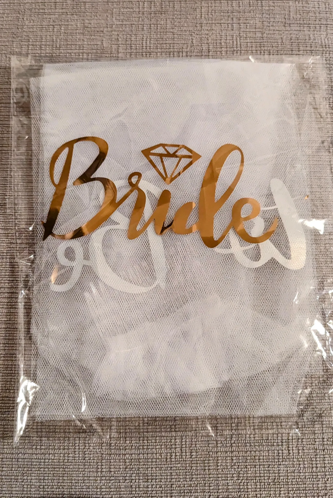 Brand New Bride Bachelorette Veil  photo 1
