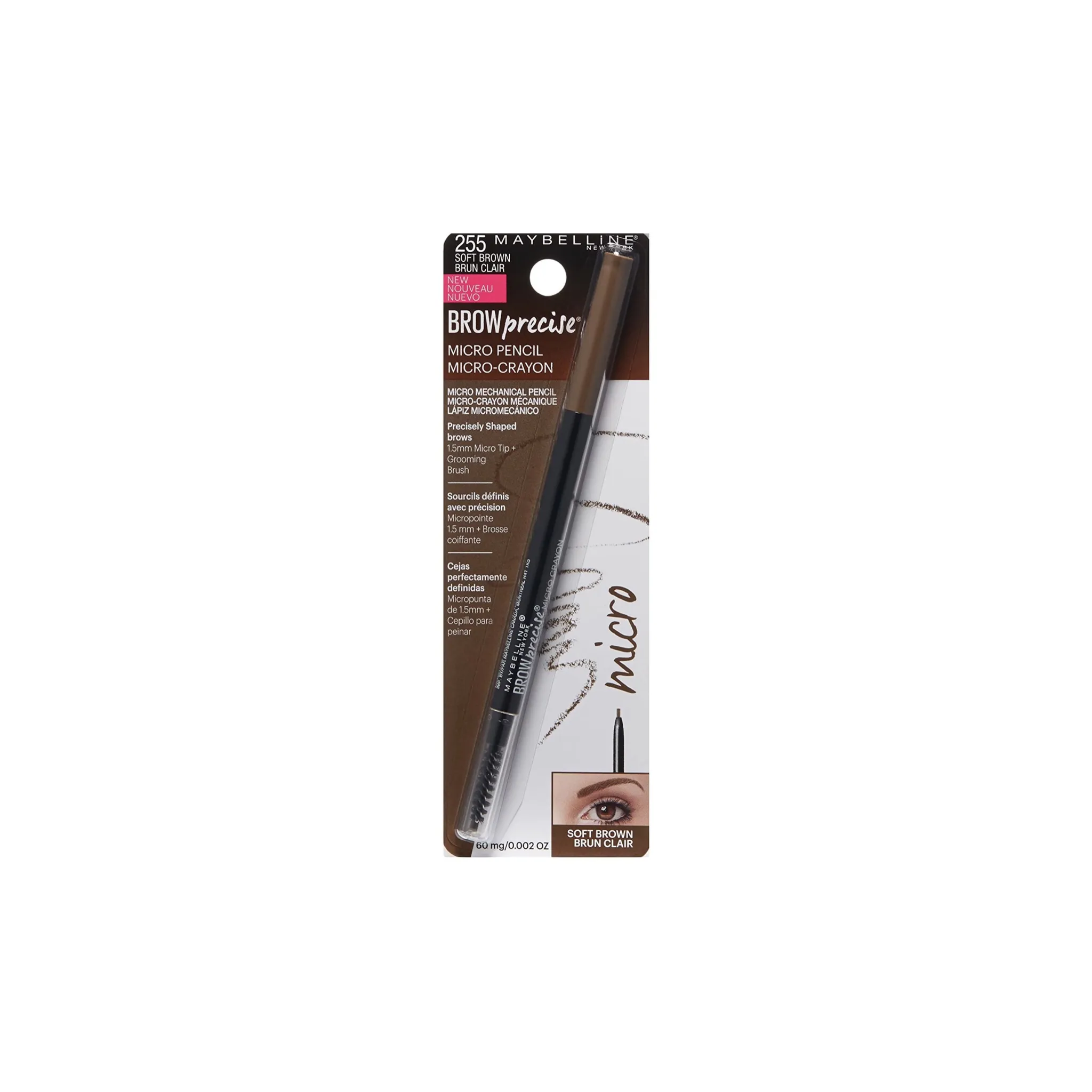 Maybelline Brow Precise Micro Pencil Soft Brown photo 1