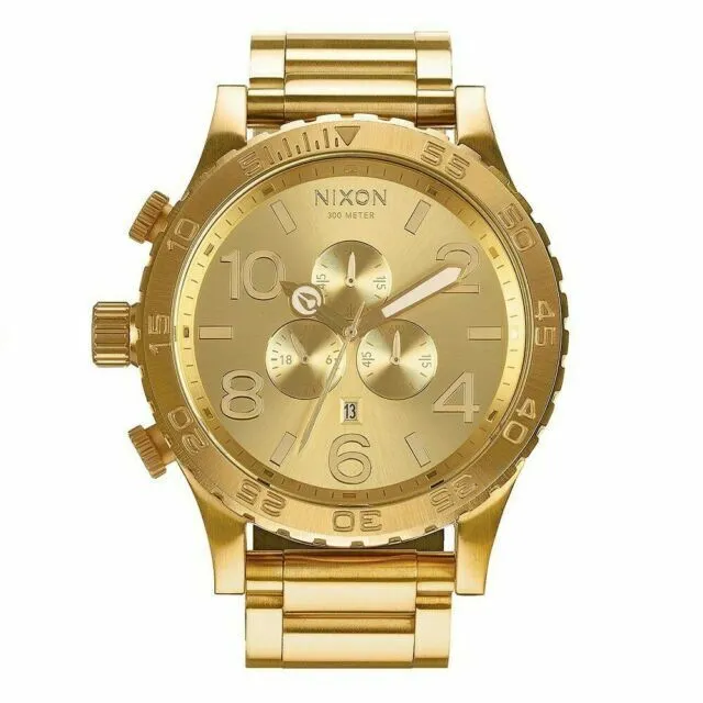 Nixon 51-30 Chrono Men's Watch Gold - Pre-Owned photo 1