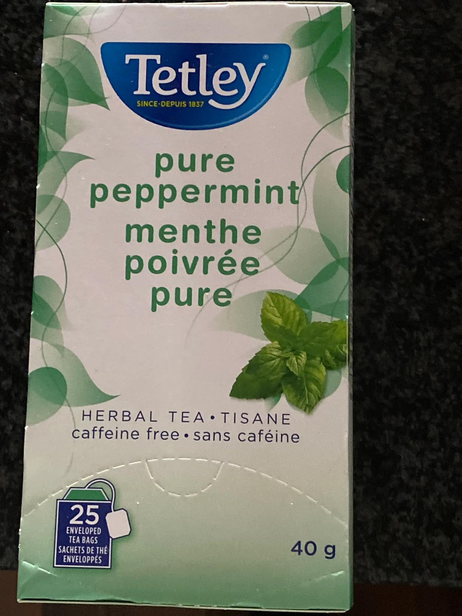 Tetley Peppermint  tea (25 tea bags) photo 1