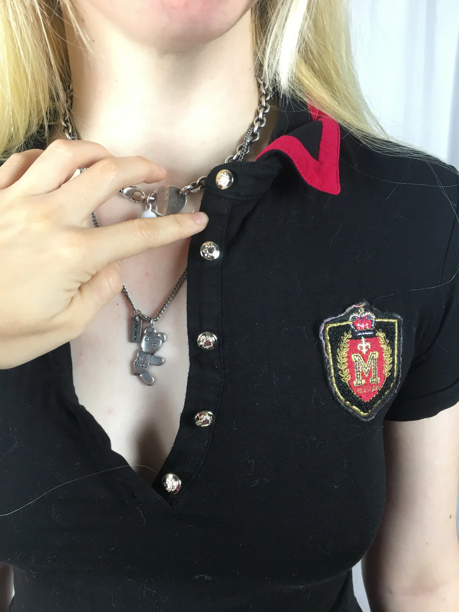 Black red plaid preppy emo dress size unknown photo 1