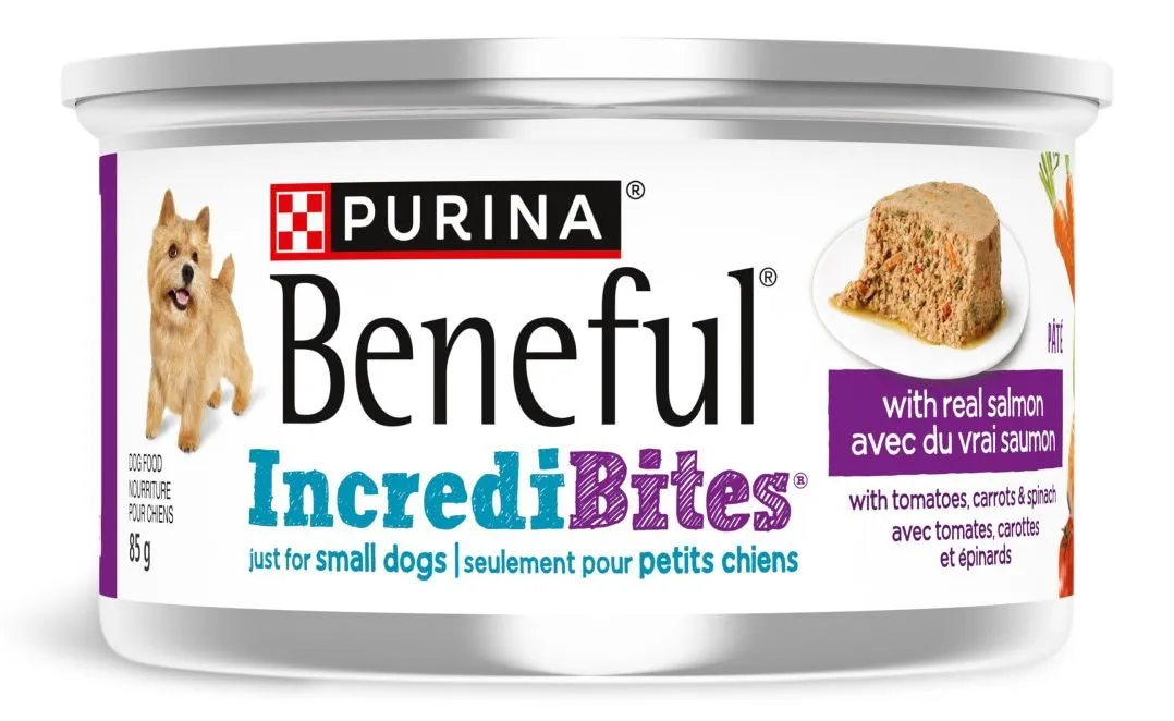BNIP Wet Dog Food: Purina Beneful IncrediBites Salmon & Veggies  photo 1