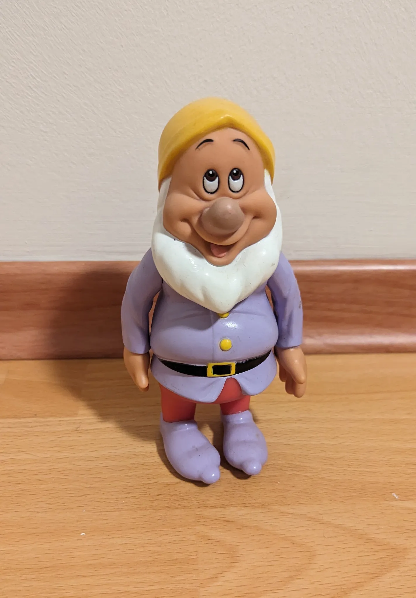 Vintage Snow White Seven Dwarfs Sneezy Vinyl Rubber Figurine photo 1