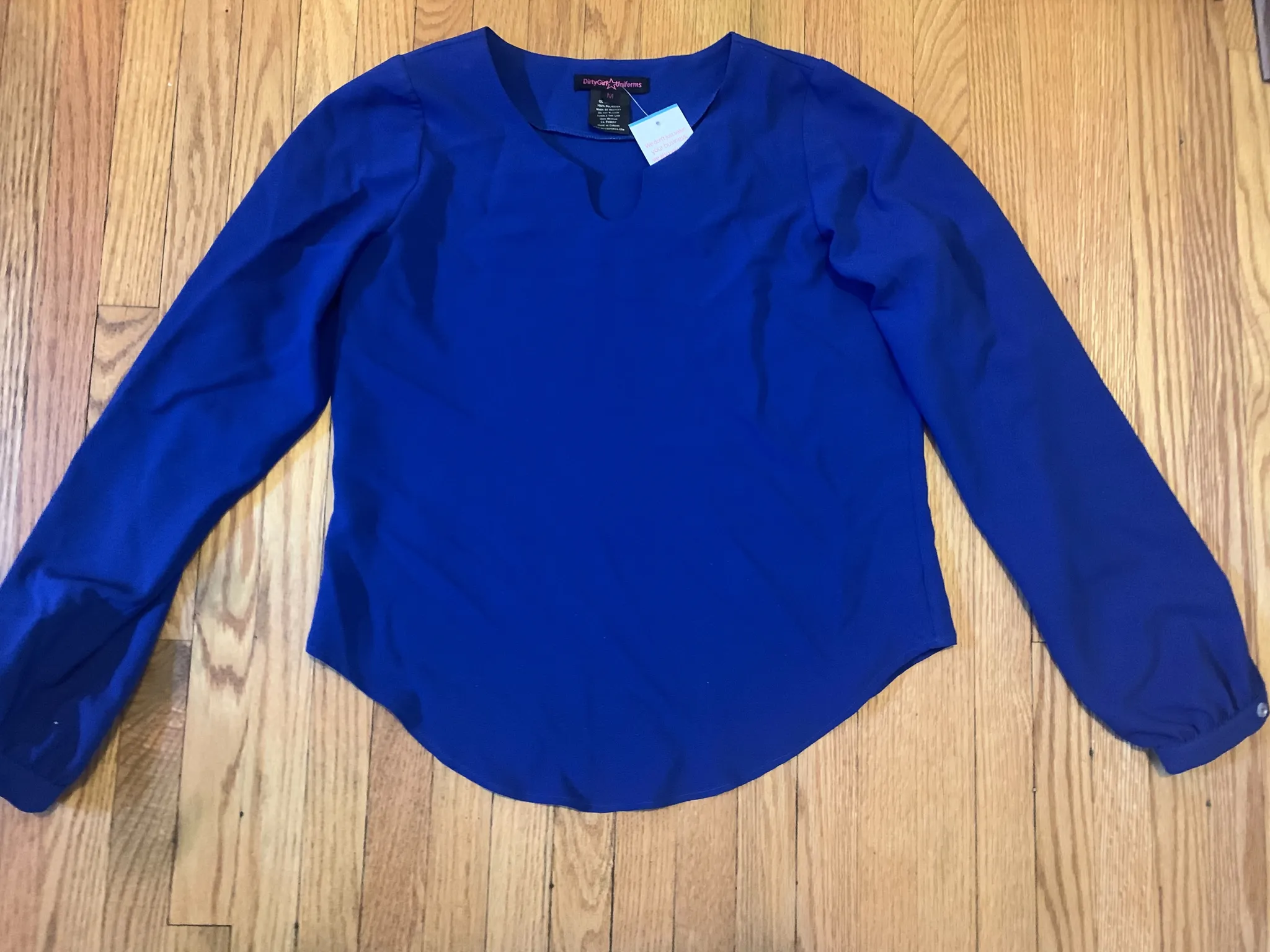 Nwt blue blouse photo 1