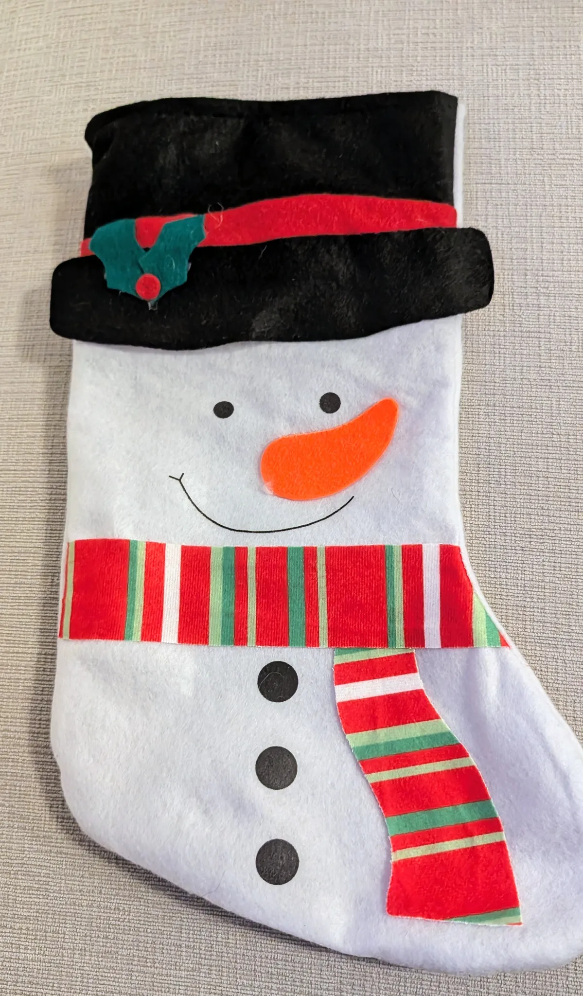 Brand New Snowman Christmas Stocking photo 1