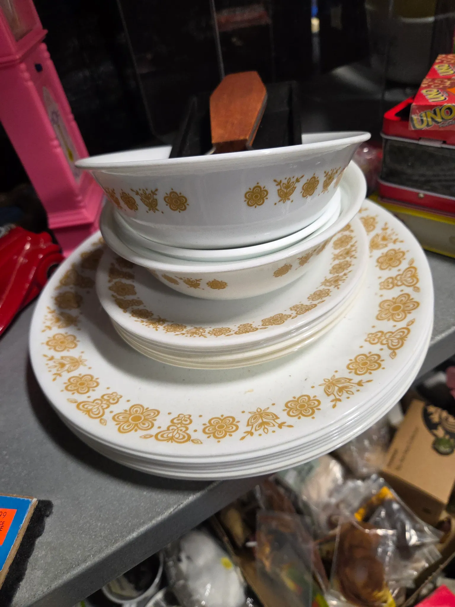 Corelle butterfly gold dishes photo 1