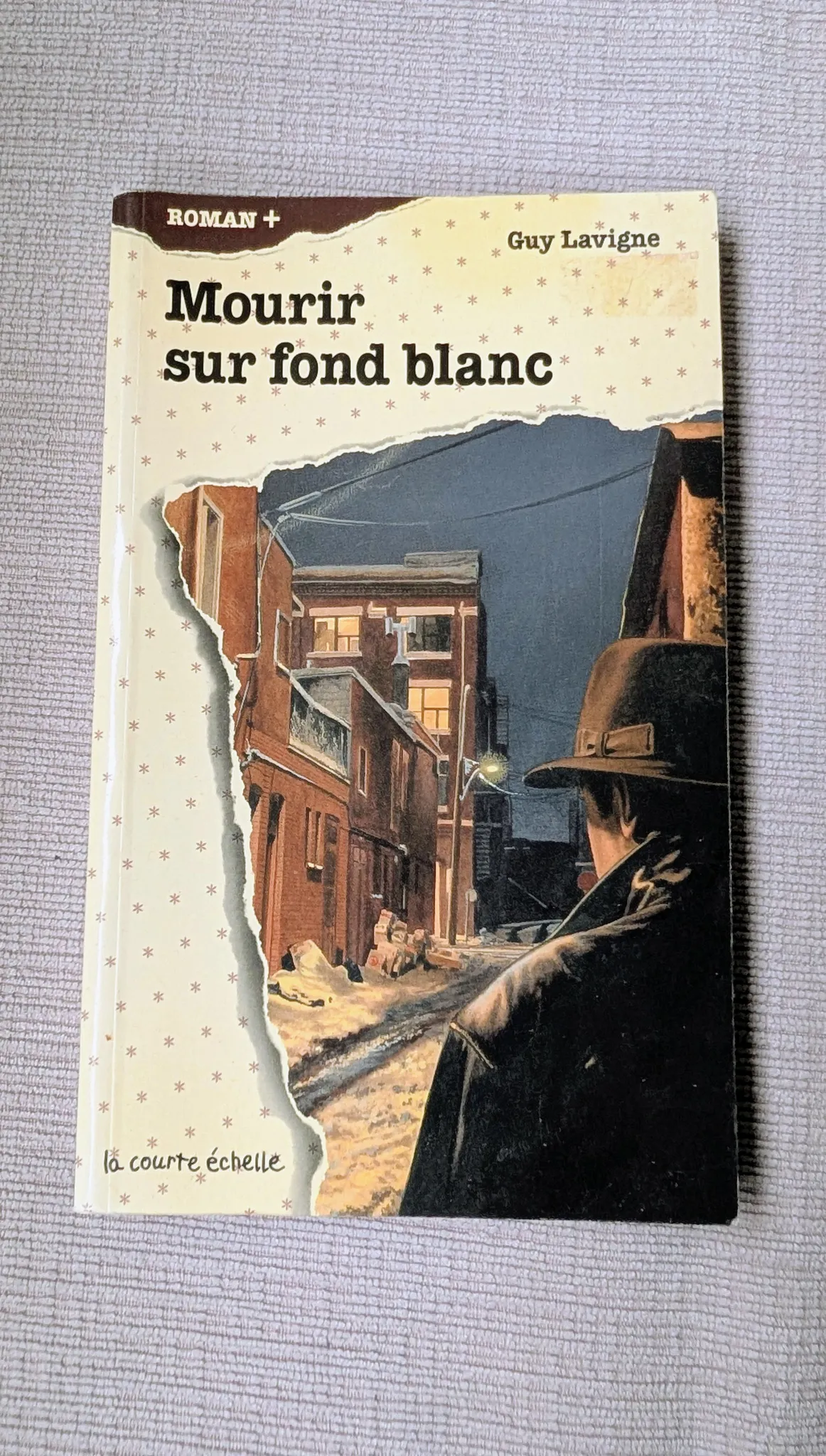Mourir sur fond blanc by Guy Lavigne - French Book photo 1