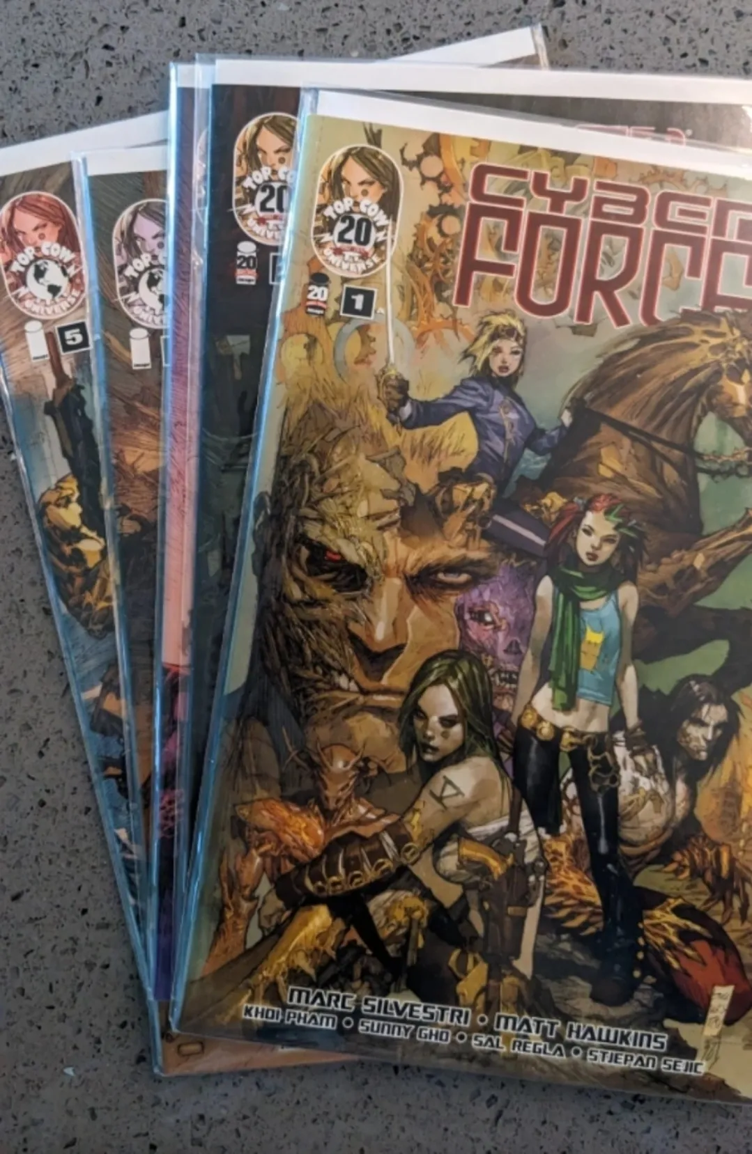 Cyber Force Comic Books #1 - #5 photo 1