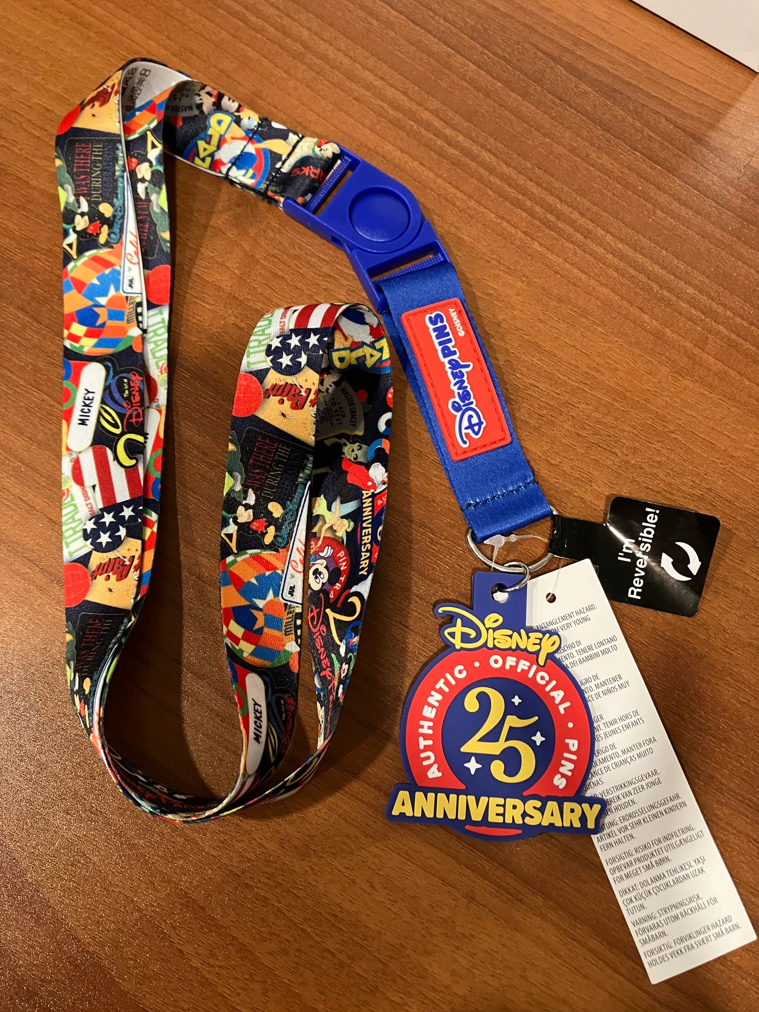 Disney pin lanyard photo 1