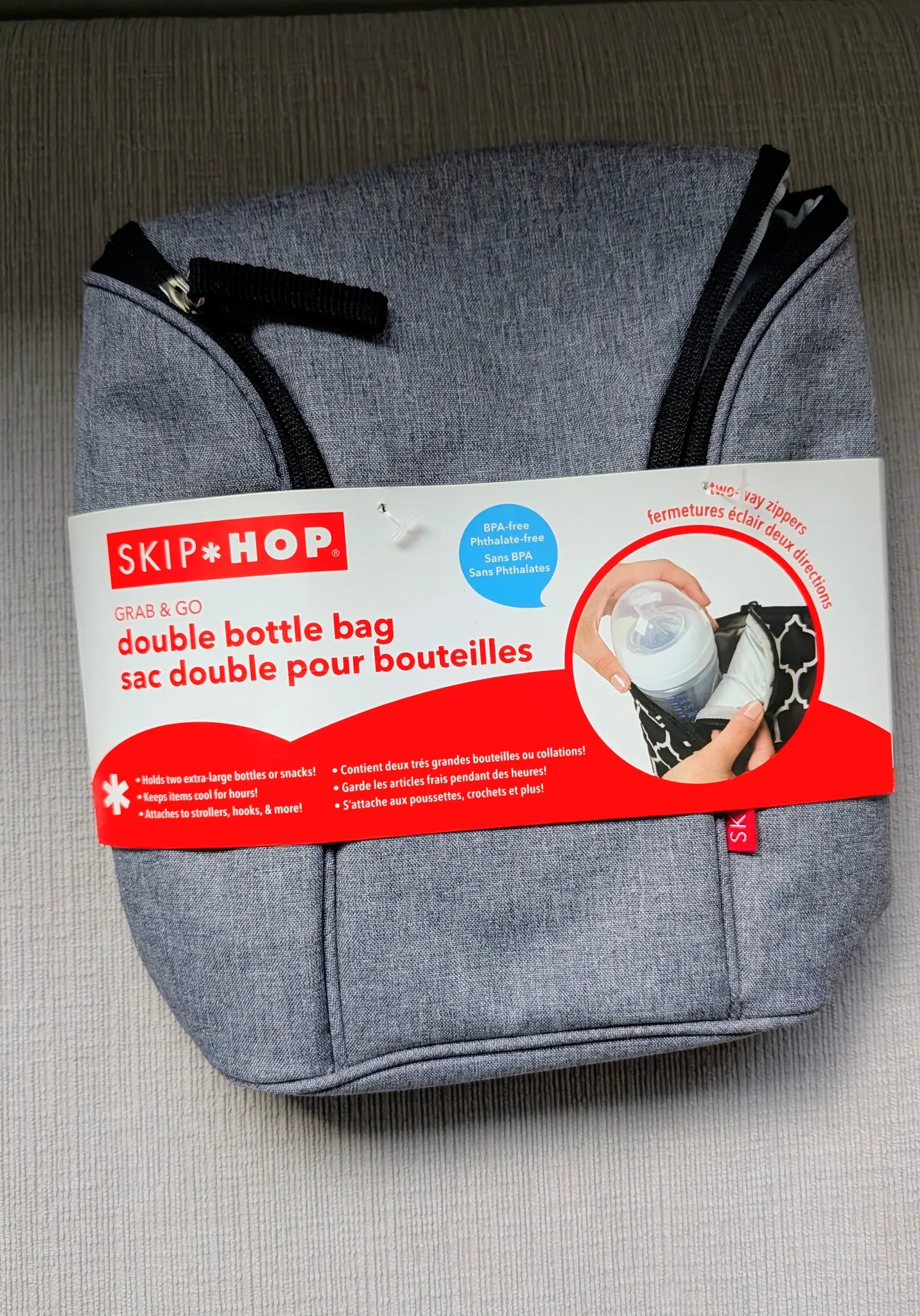 Brand New with Tags Skip Hop Grab & Go Double Bottle Bag photo 1