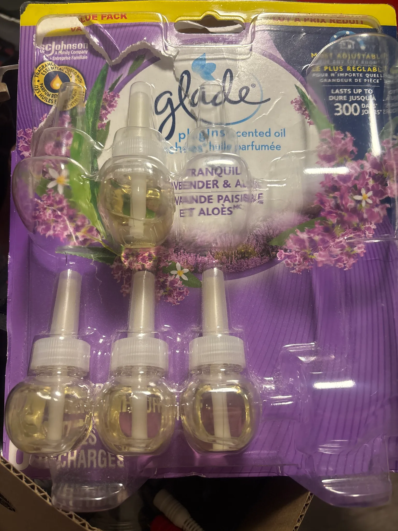 Glade plugins lavender & aloe scented oil photo 1