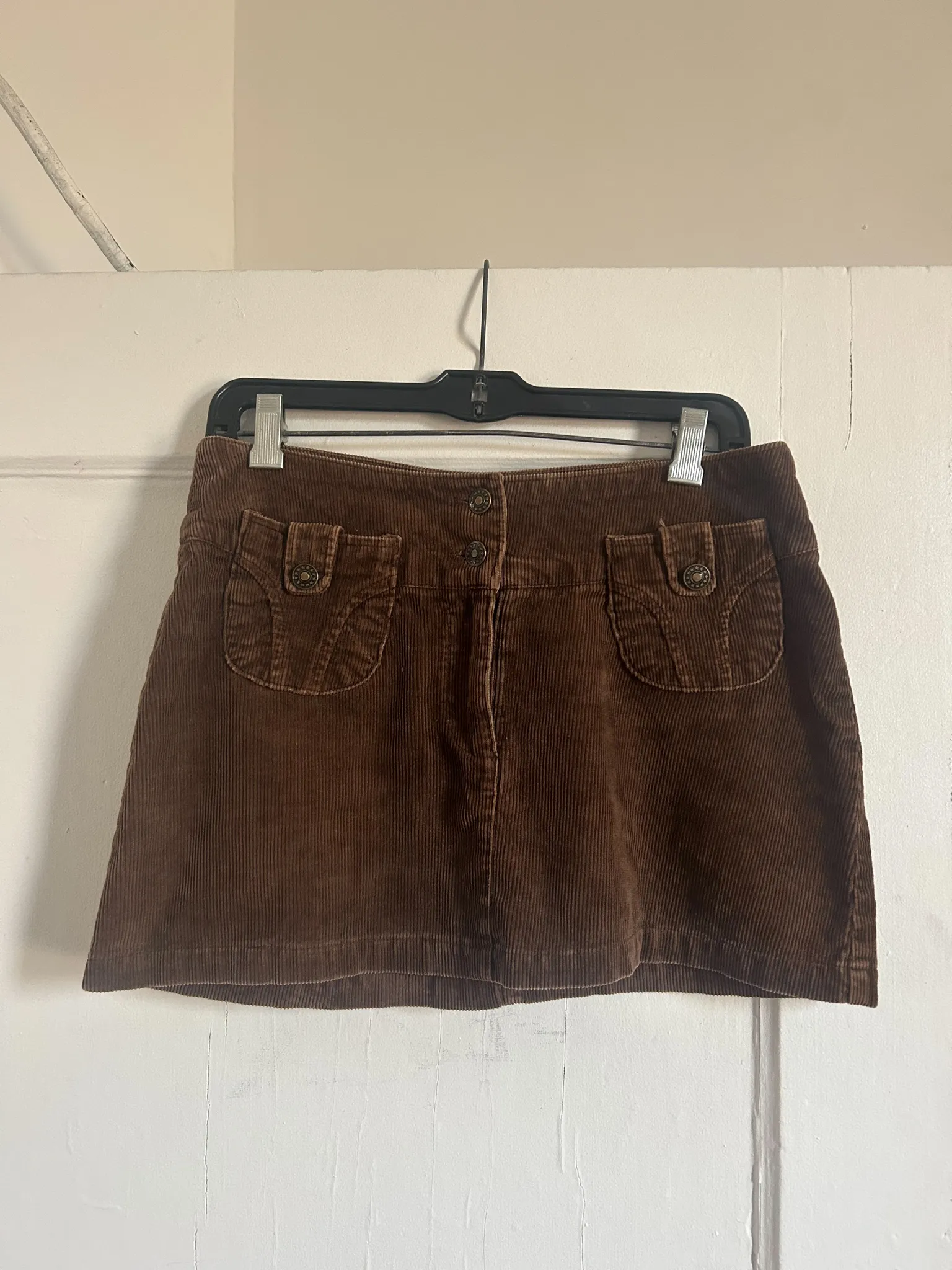 100% cotton brown skirt photo 1