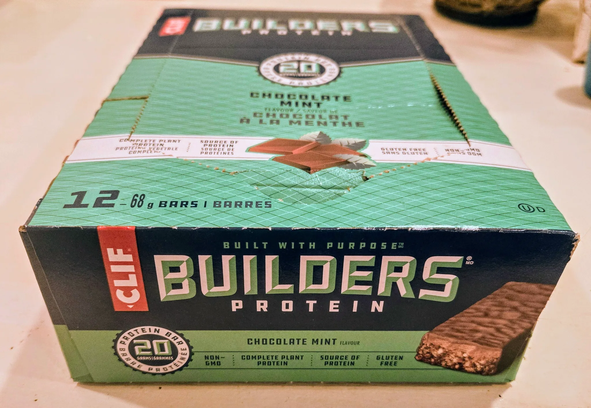 Brand New Box -Clif Builders Protein -Chocolate Mint Flavor  photo 1