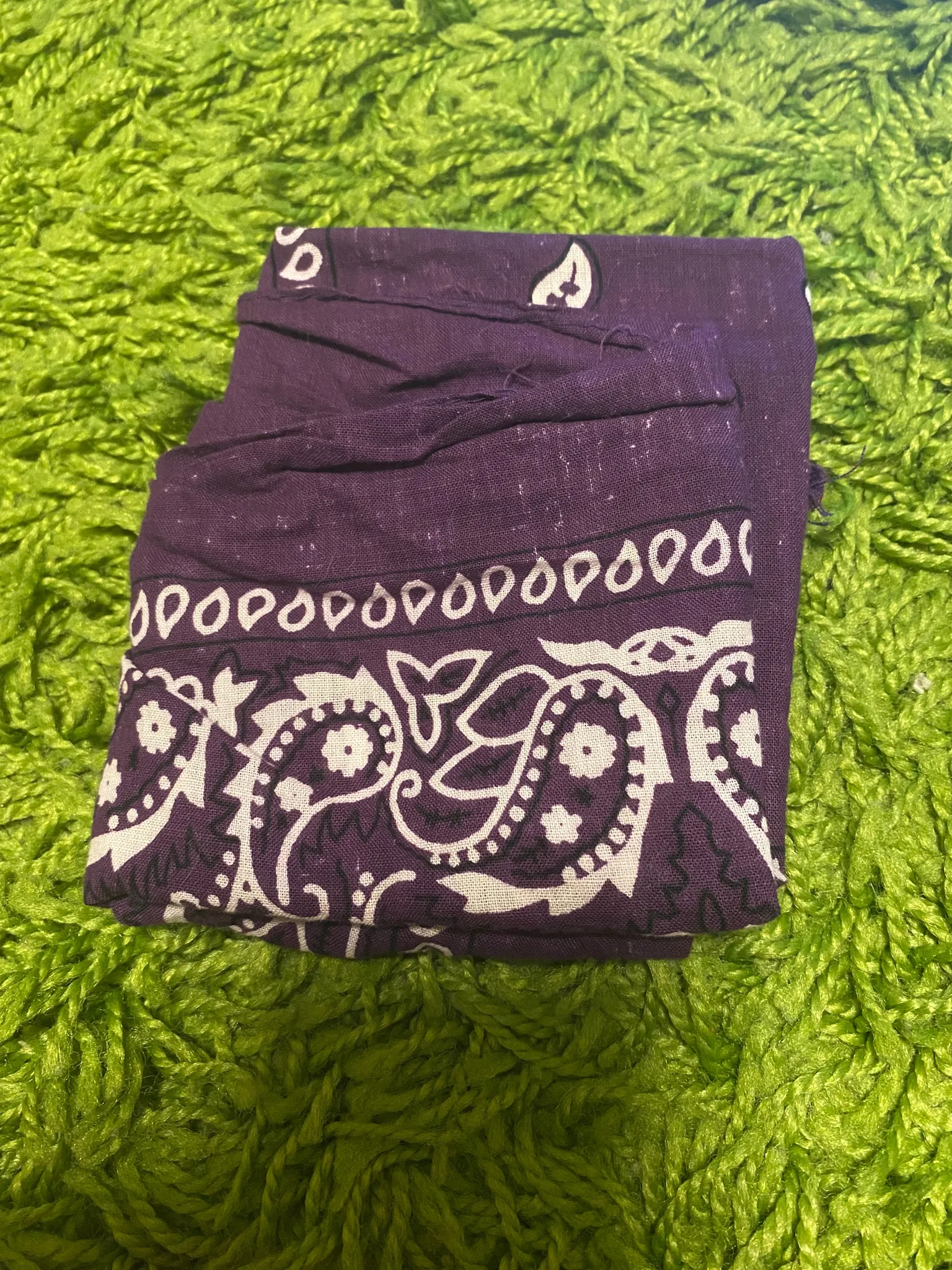 Purple bandana photo 1