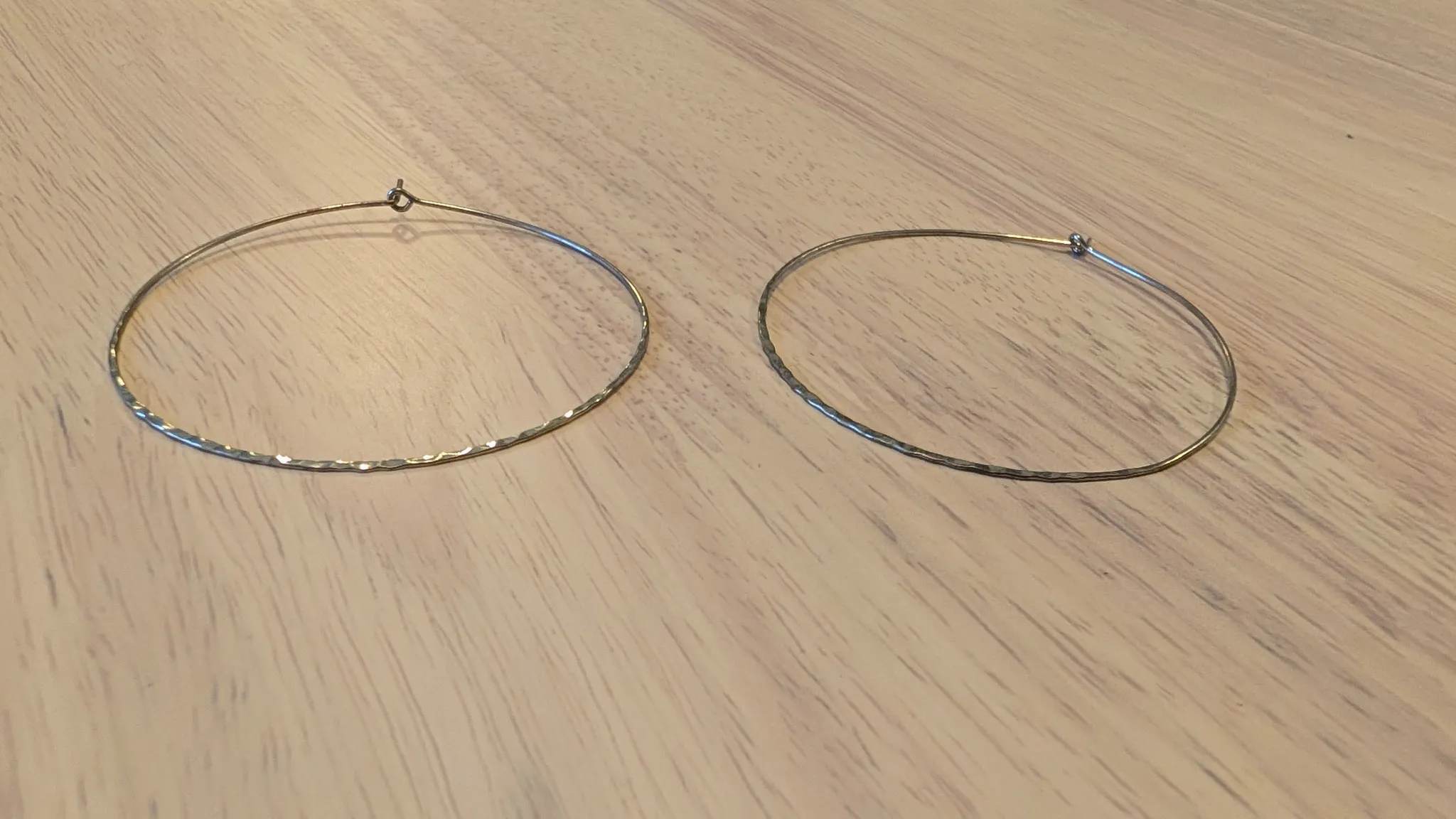 Brand New Large Hoop Earrings photo 1